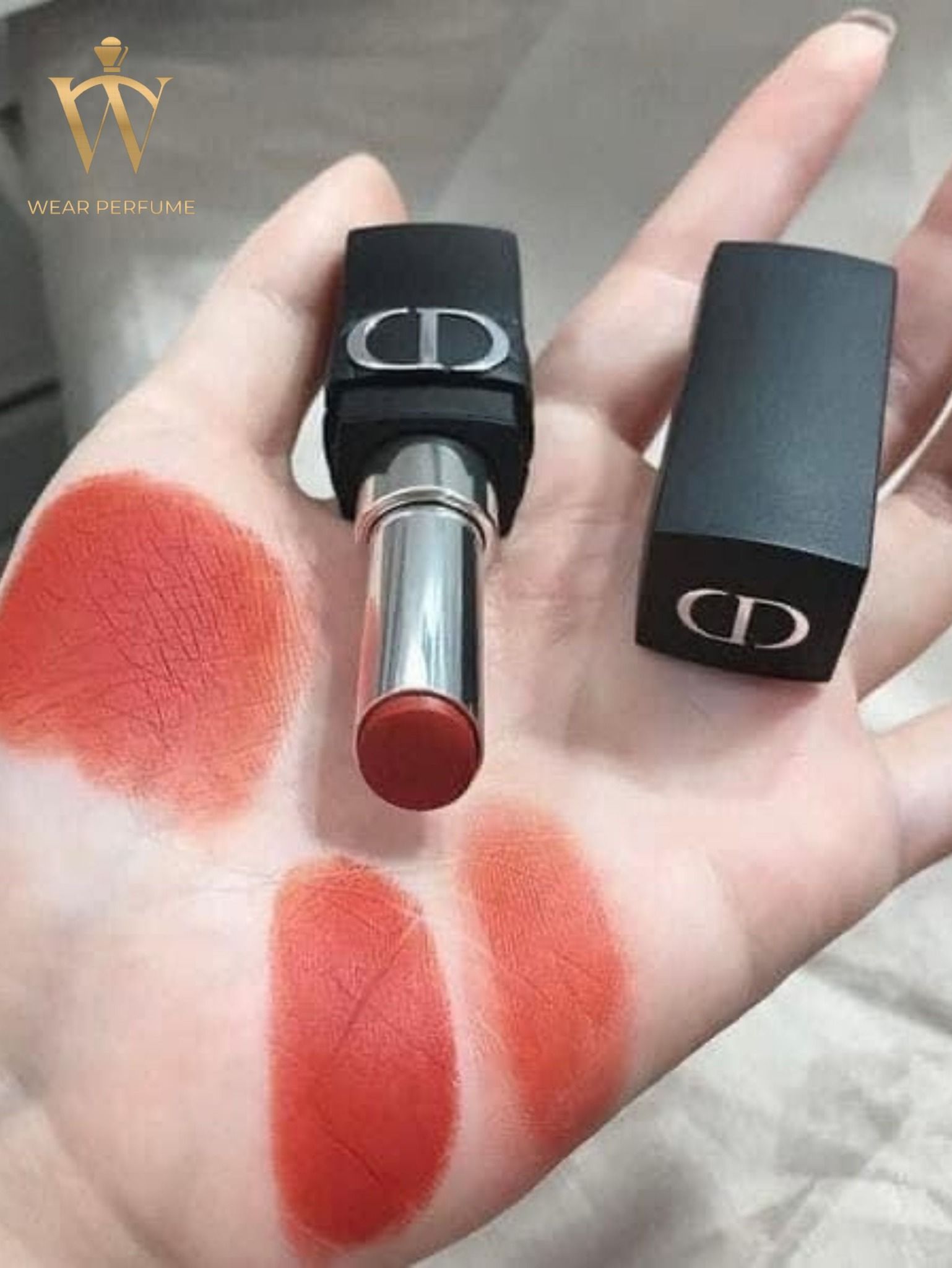  Son Dior Rouge Forever Transfer Proof Lipstick 647 Forever Feminine (New) – Màu Đỏ Cam 