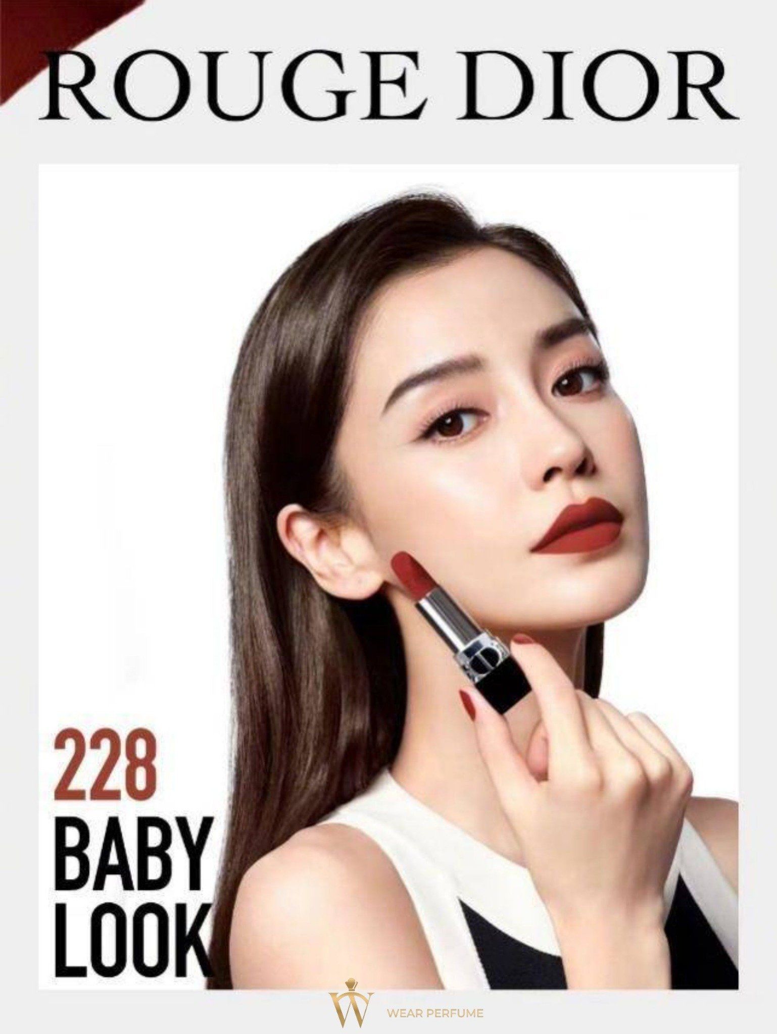  Son Dior 228 Velvet Baby Look Mới Nhất 2024 - Màu Đỏ Nâu Gạch 