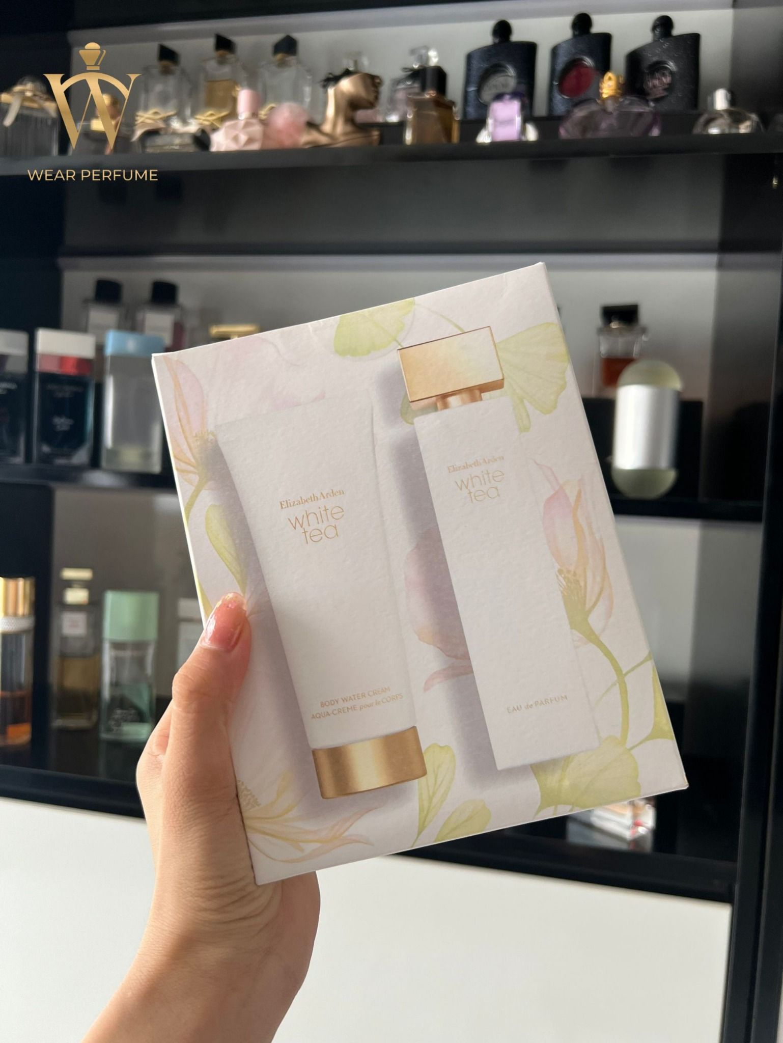 Giftset Elizabeth Arden White Tea EDP 100 ML & Lotion 100 ML 