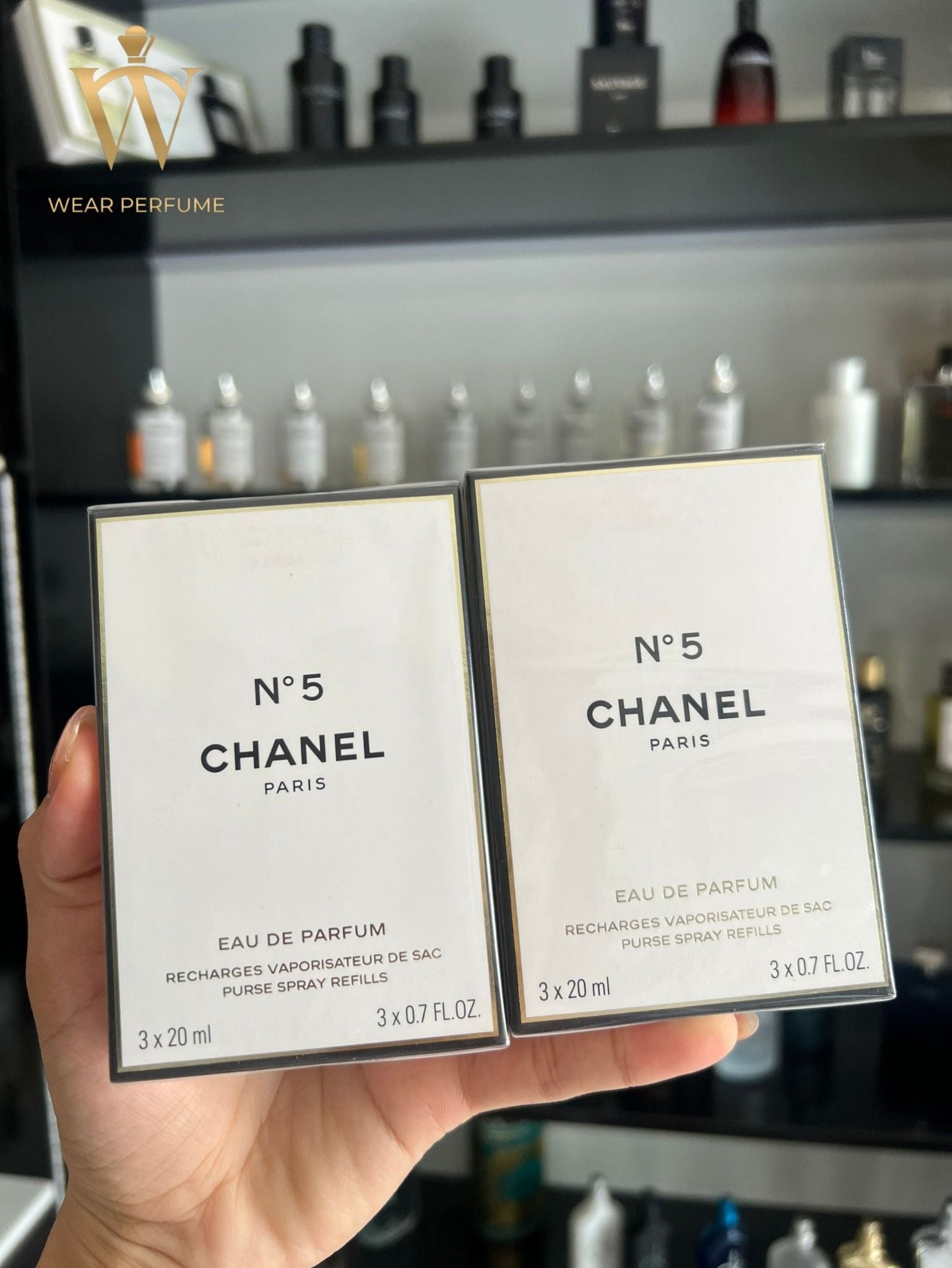  Set Nước Hoa Nữ Chanel No.5 EDP (3x20ml) 