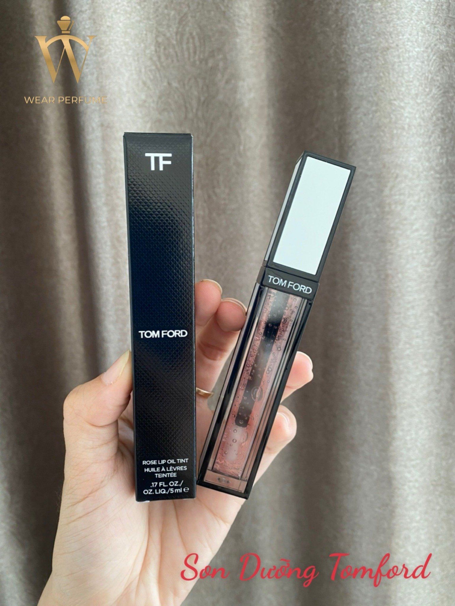  Son dưỡng Tom Ford Rose Oil Lip tint 