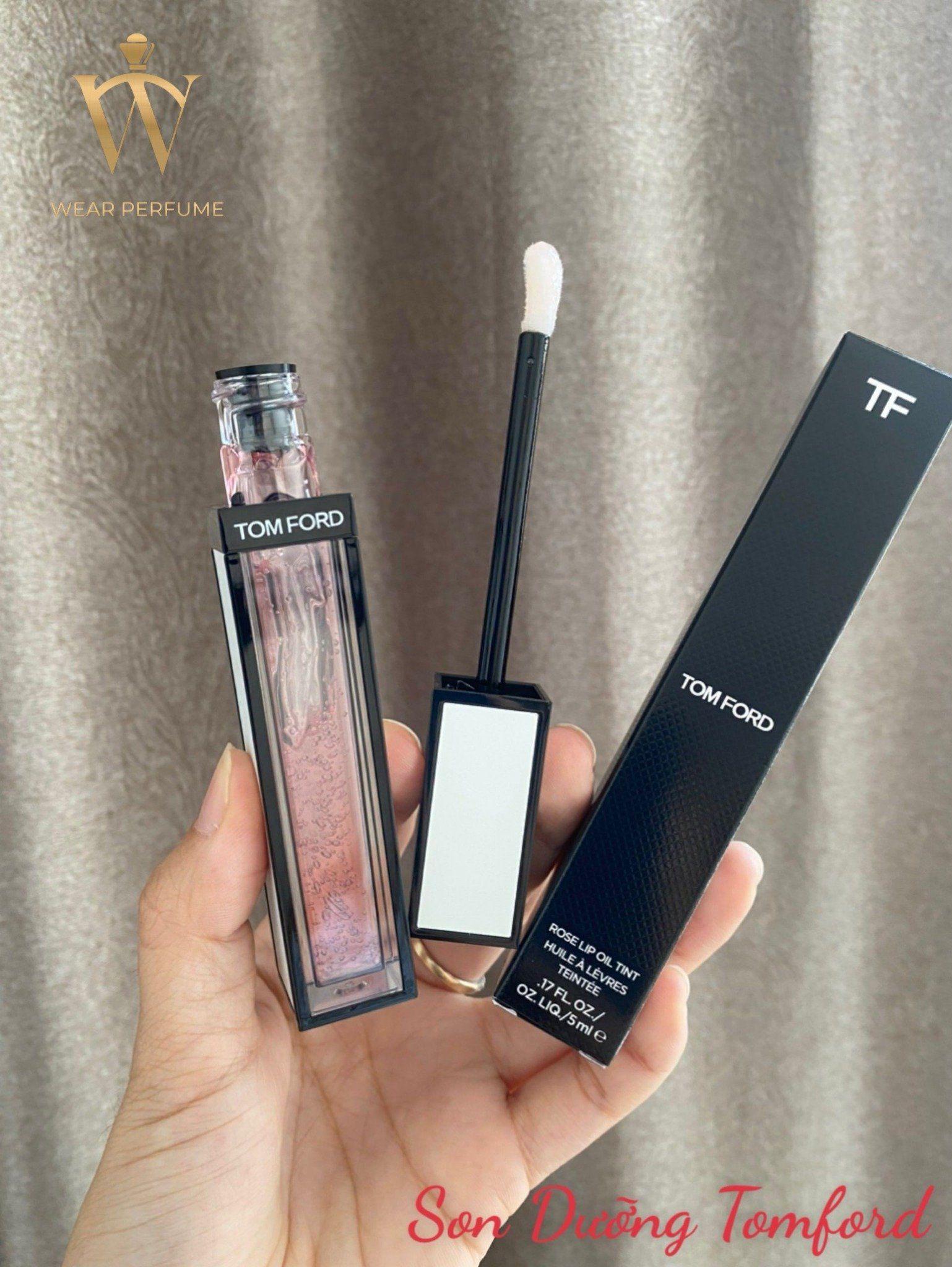  Son dưỡng Tom Ford Rose Oil Lip tint 