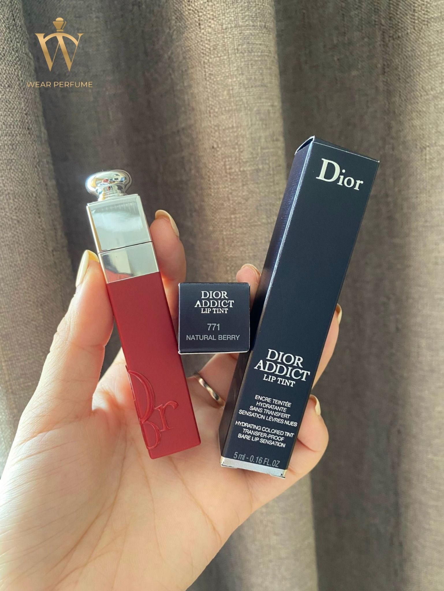  Son Dior Addict Lip Tattoo 771 Natural Berry - Màu Đỏ Berry 