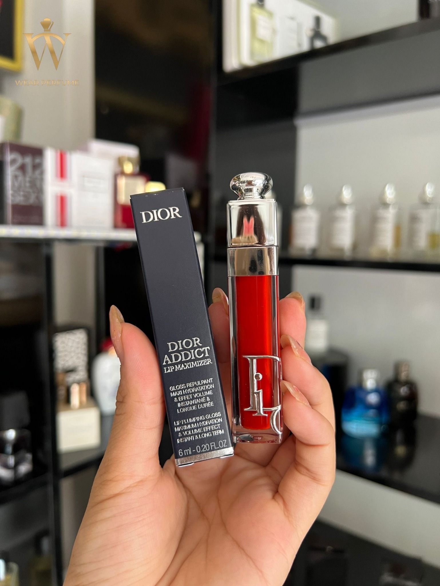 Son Dior Addict Lip Maximizer 028 Intense - Màu Đỏ Gạch 