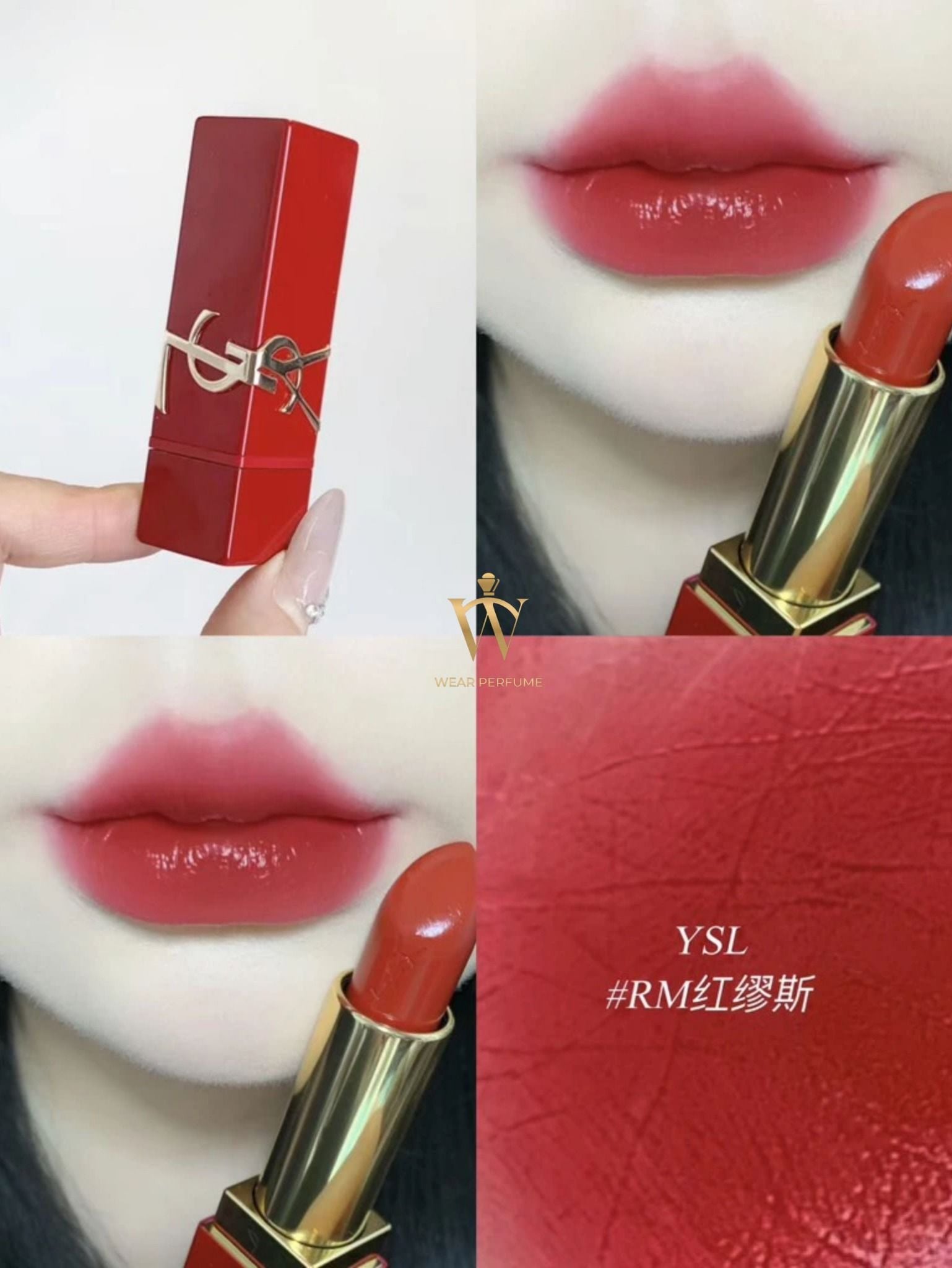  Son YSL RM Rouge Muse Limited - Màu Đỏ Gạch 