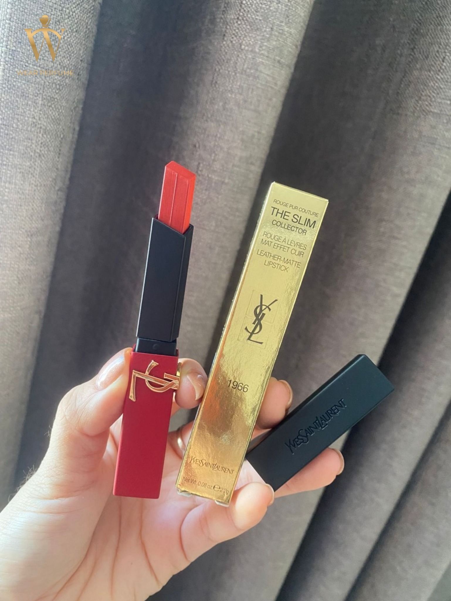  Son YSL The Slim Màu 1966 Rouge Đỏ Đất 