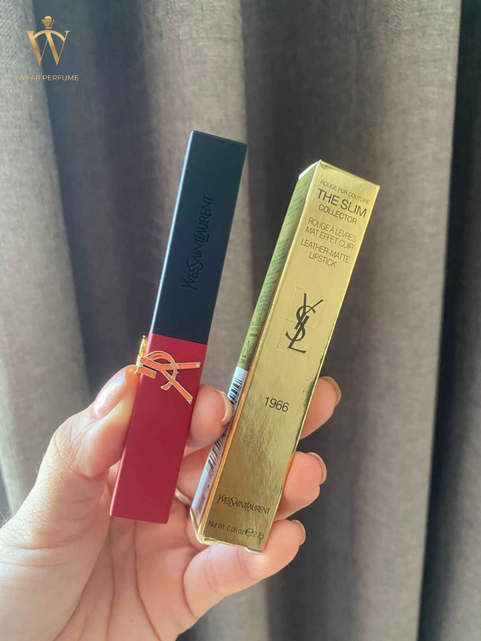  Son YSL The Slim Màu 1966 Rouge Đỏ Đất 