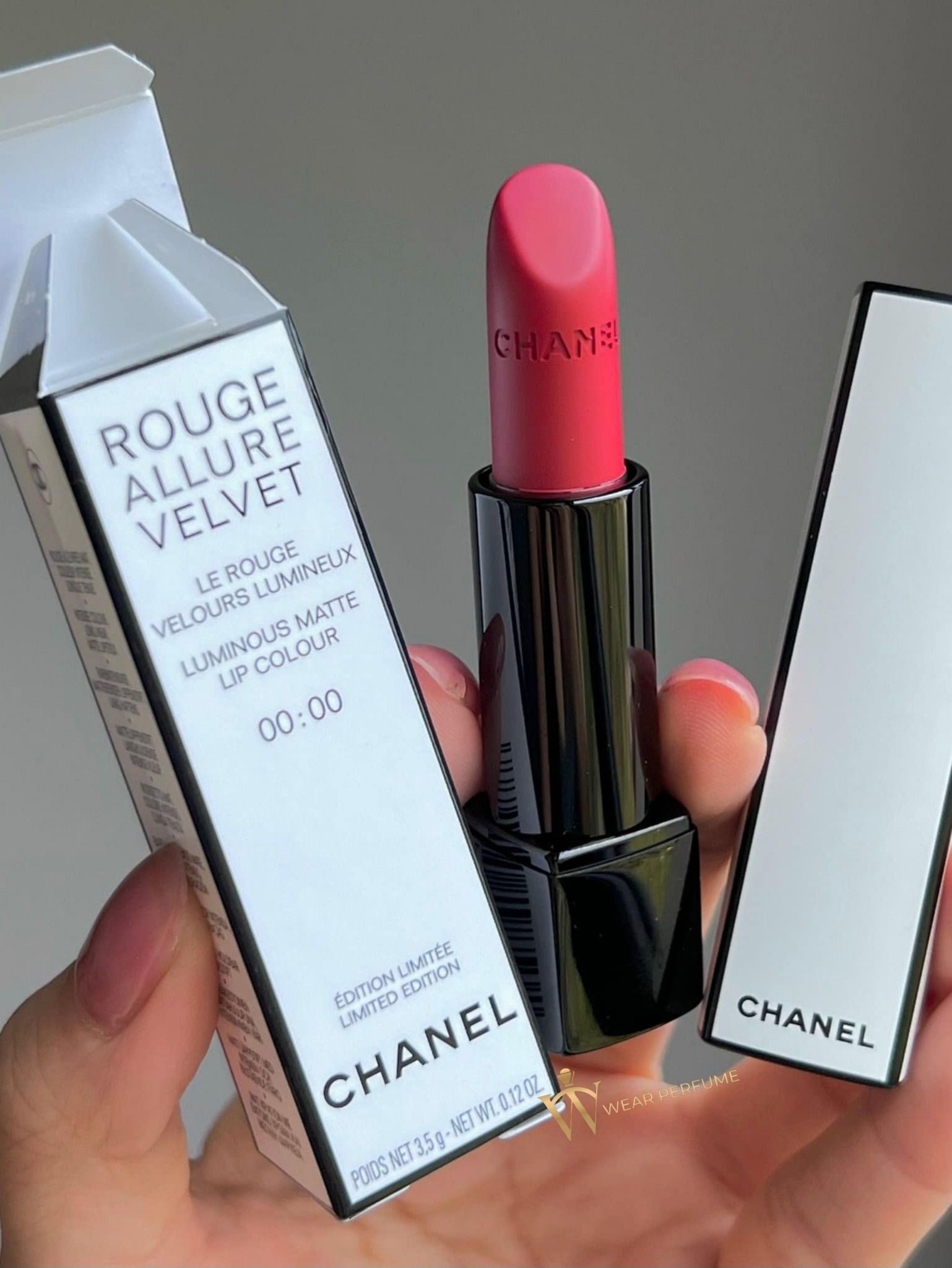  Son Chanel Rouge Allure Velvet Nuit Blanche 00:00 - Màu Đỏ 