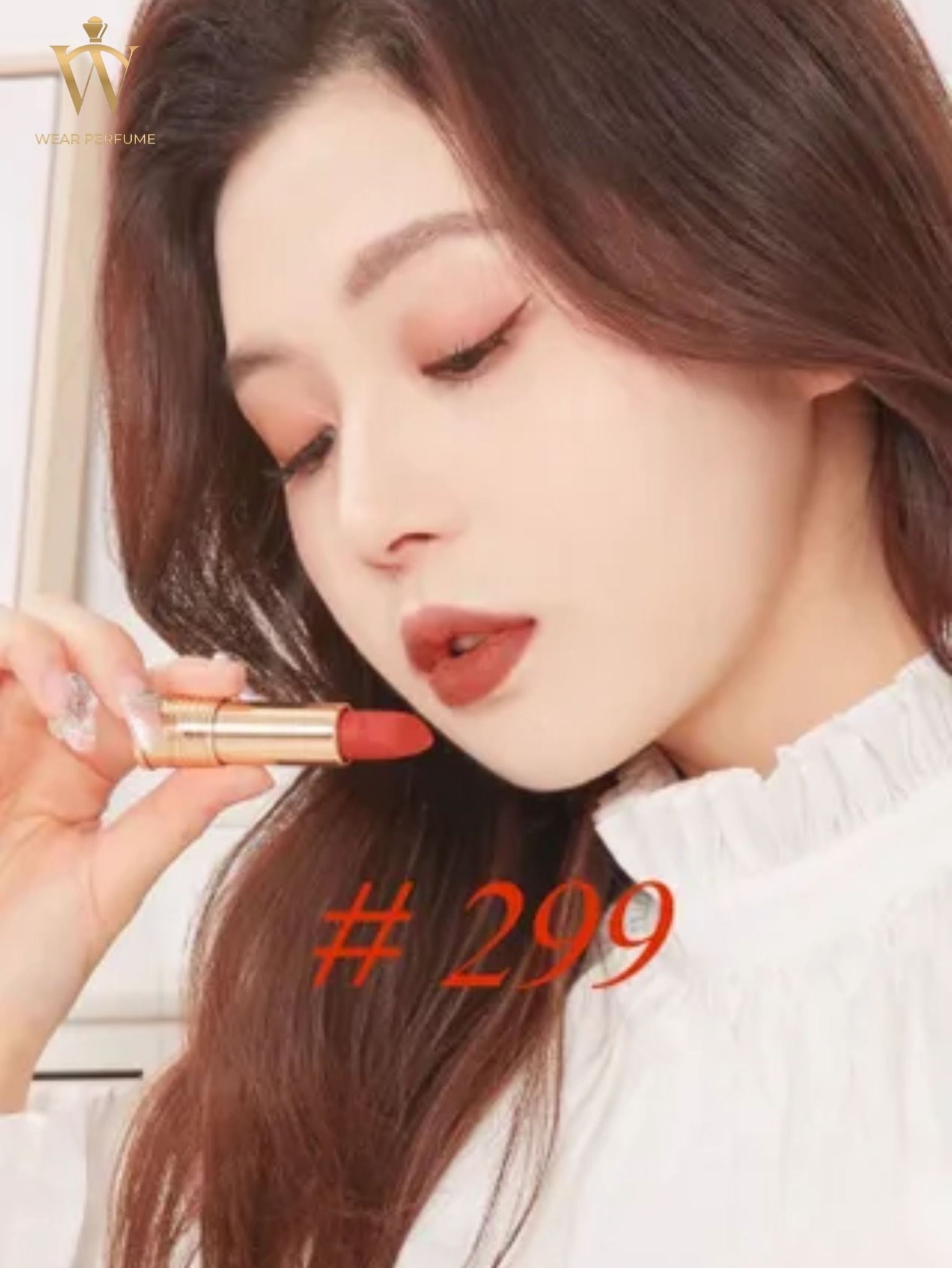  Son Lancome x Bearbrick 299 French Cashmere - Màu Cam Đất (Phiên Bản Giới Hạn) 