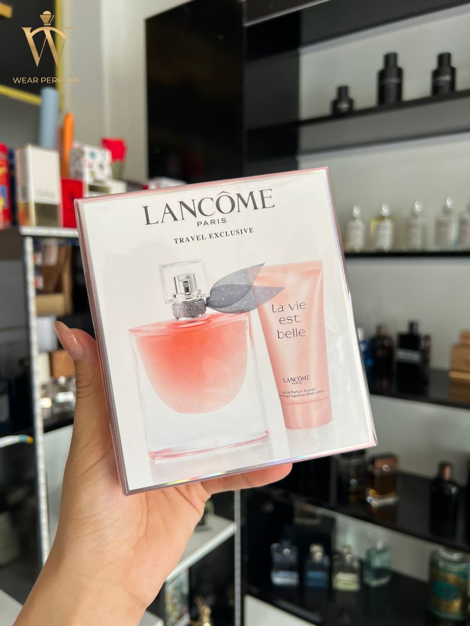 Set Nước Hoa Nữ Lancome Lavie Est Belle EDP (50ml + Body Lotion 50ml) 
