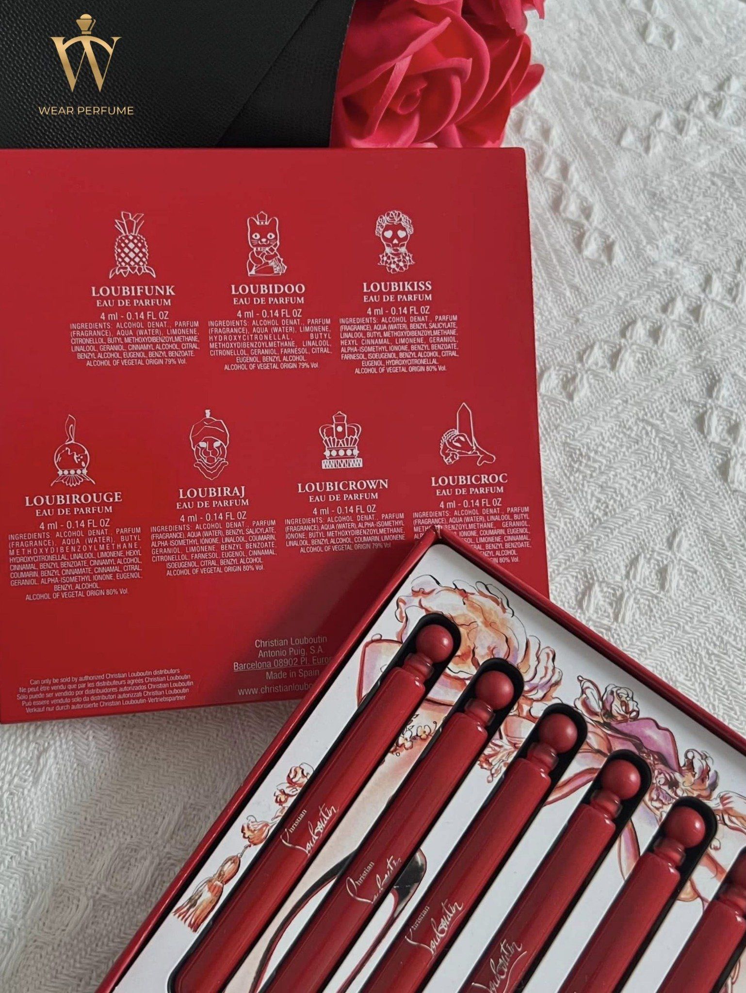  Set Nước Hoa Christian Louboutin Loubiworld 7 Mini x 4ml 