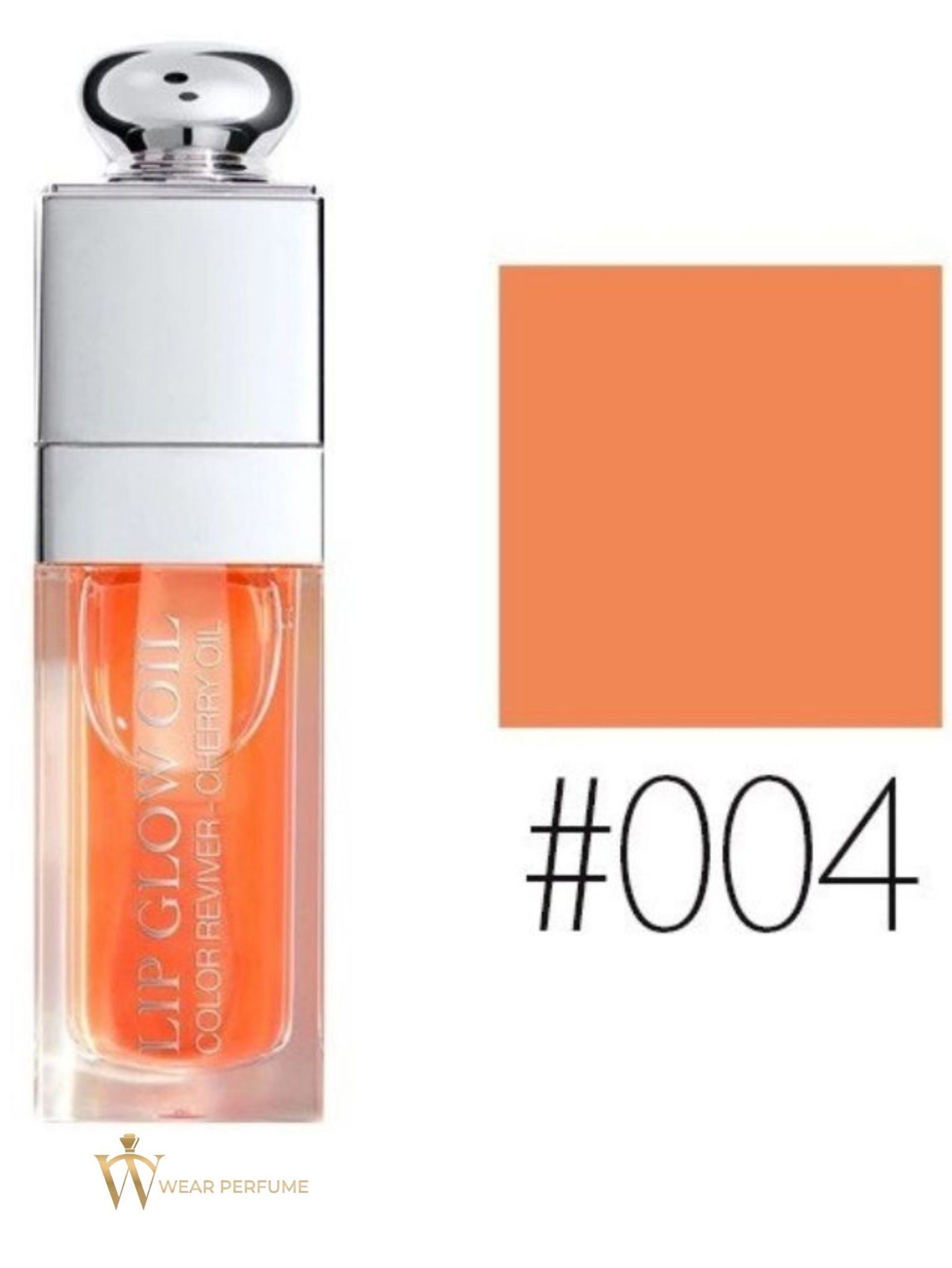  Son Dưỡng Dior Addict Lip Glow Oil Màu 004 Coral - Màu Cam Nhạt 
