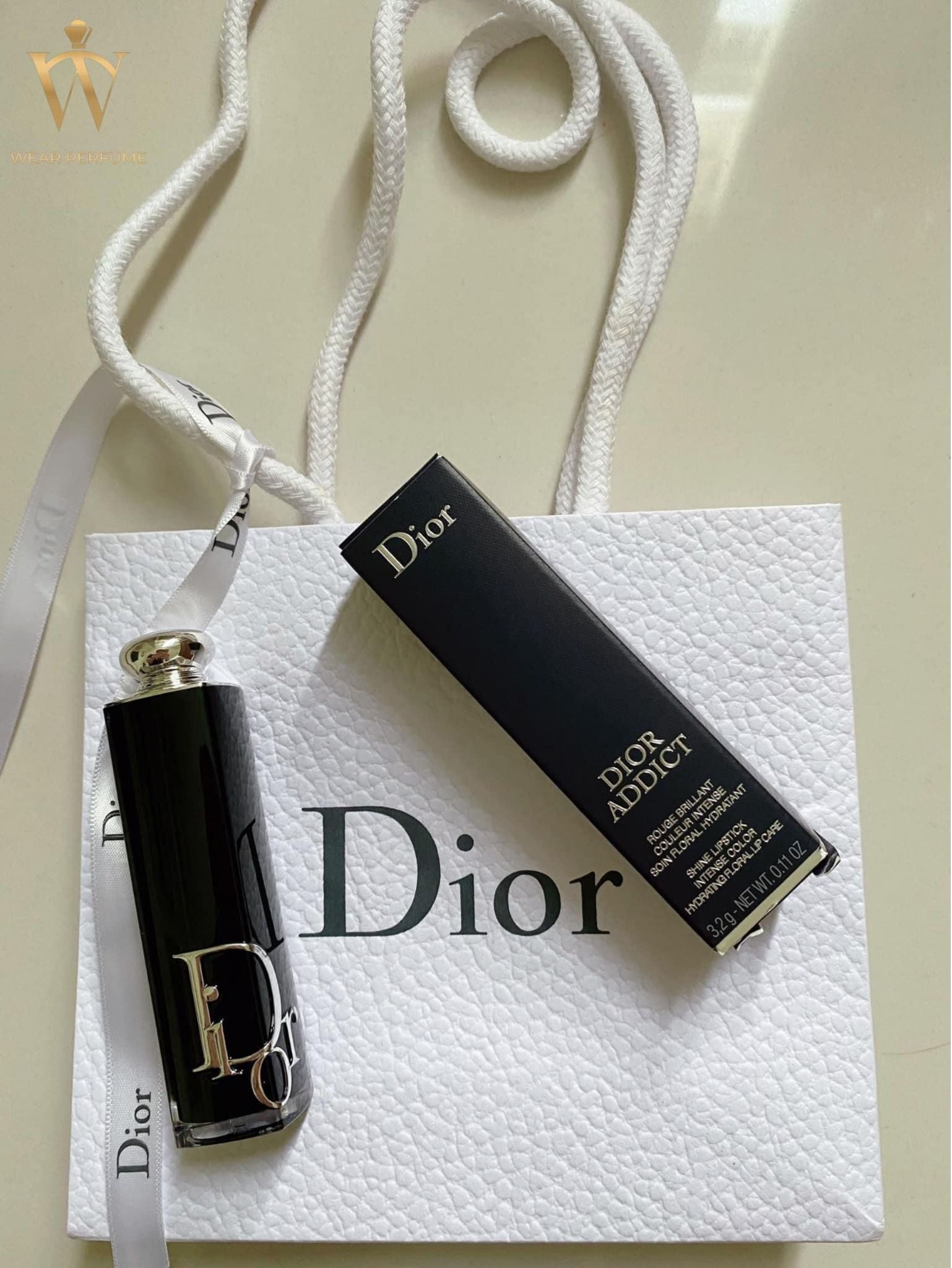  Son Dior Addict Hydrating Shine 524 Diorette – Màu Cam Đào 