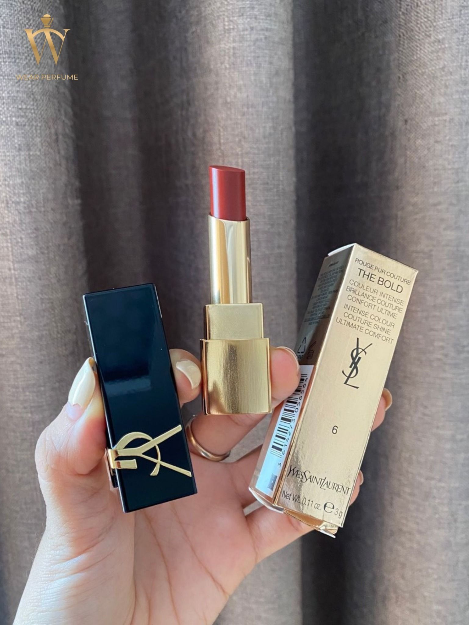  Son YSL The Bold 06 Reignited Amber - Màu Cam Hổ Phách ( Mới nhất ) 