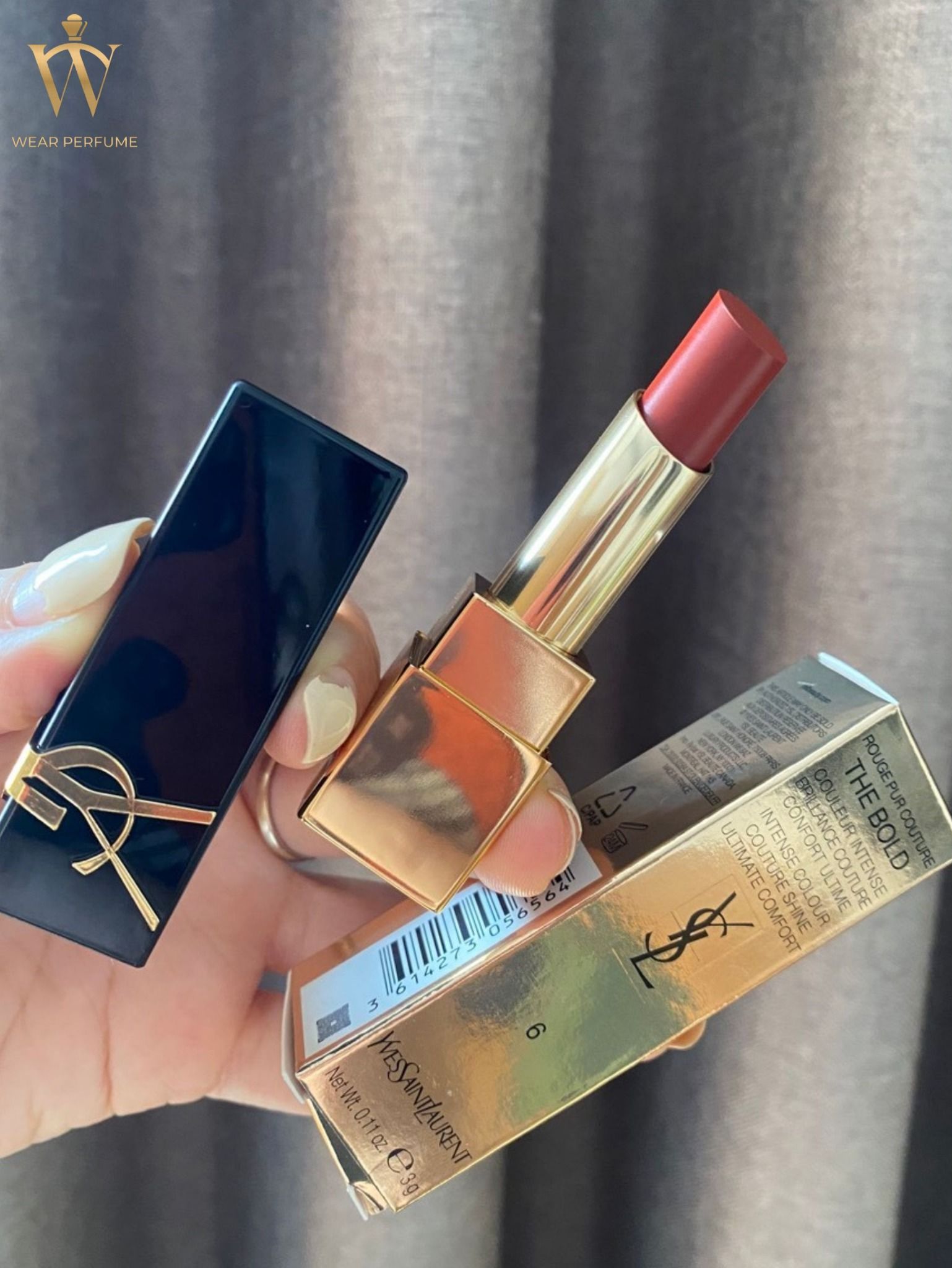  Son YSL The Bold 06 Reignited Amber - Màu Cam Hổ Phách ( Mới nhất ) 