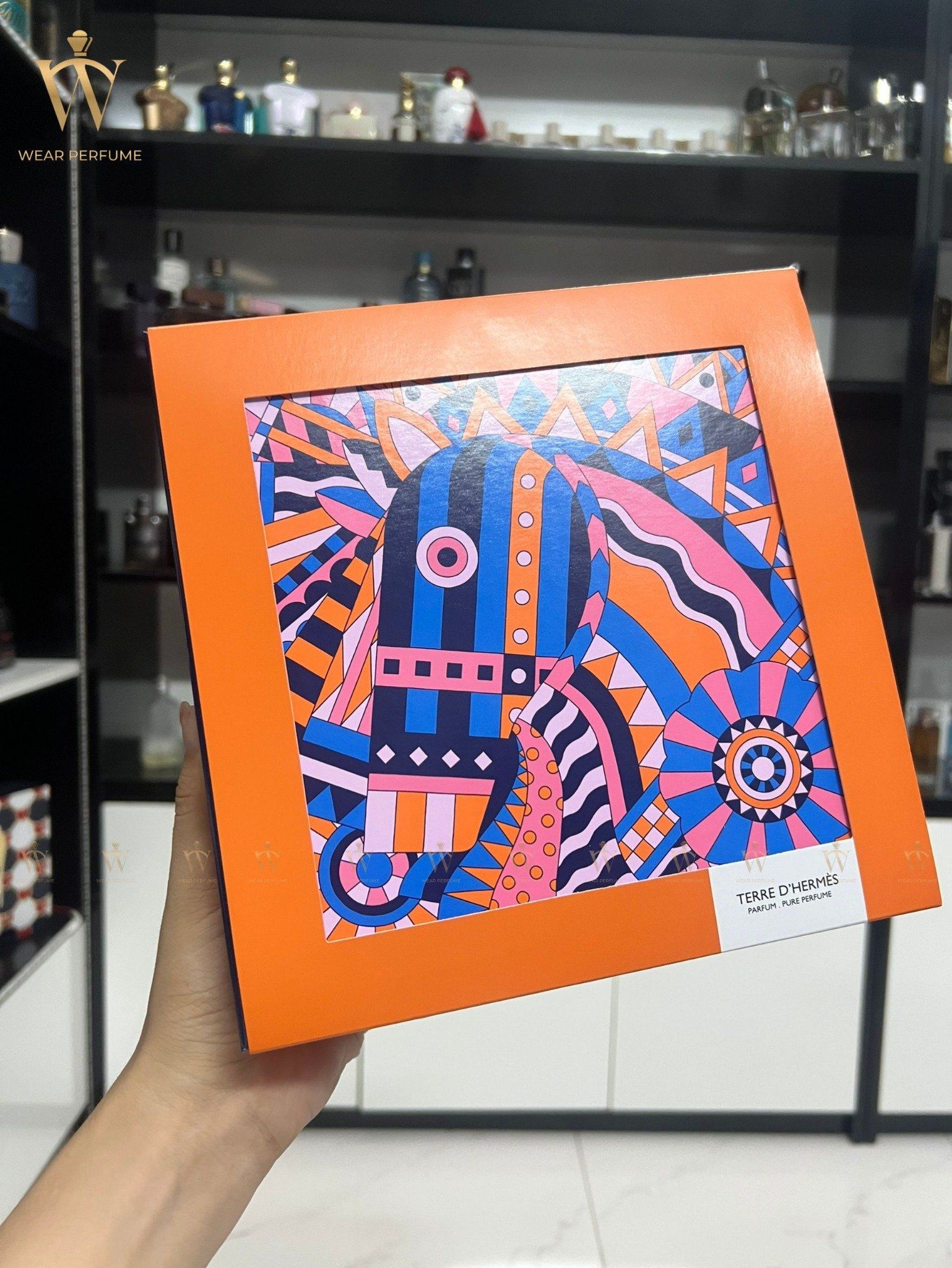  GiftSet Nước Hoa Hermes Terre D'Hermes Parfum (75ML+12.5ML+40ML) 