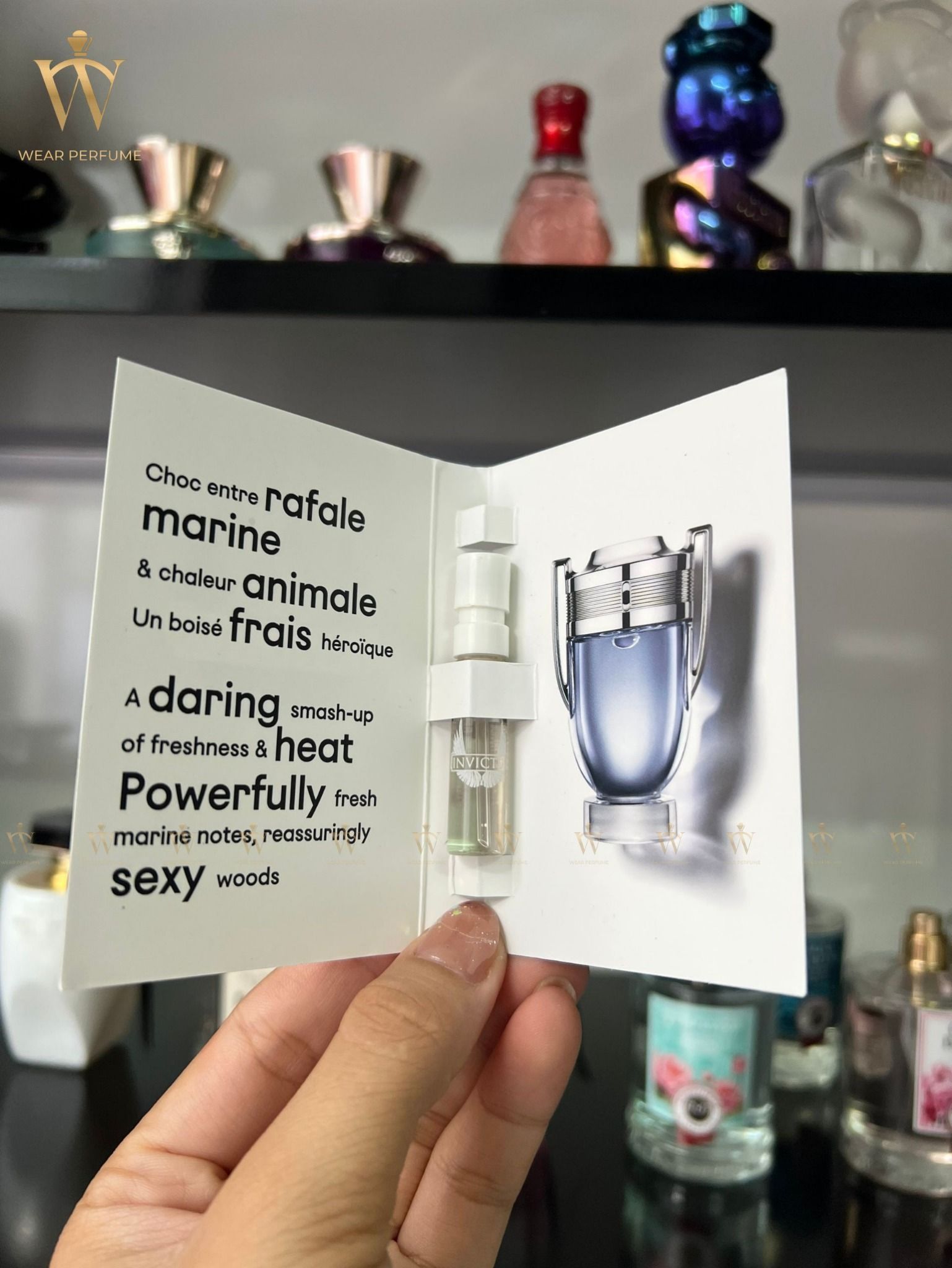  Vial Paco Rabanne Invictus EDT 1.5ml 