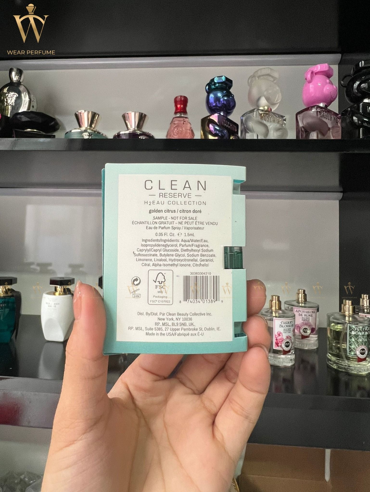  Vial Clean Reserve H2EAU Golden Citrus 