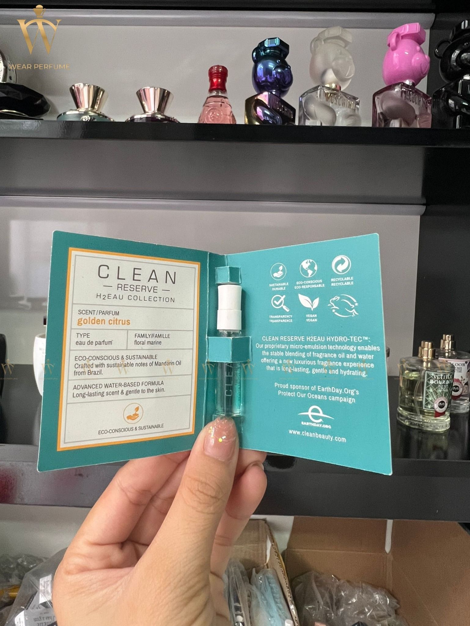  Vial Clean Reserve H2EAU Golden Citrus 