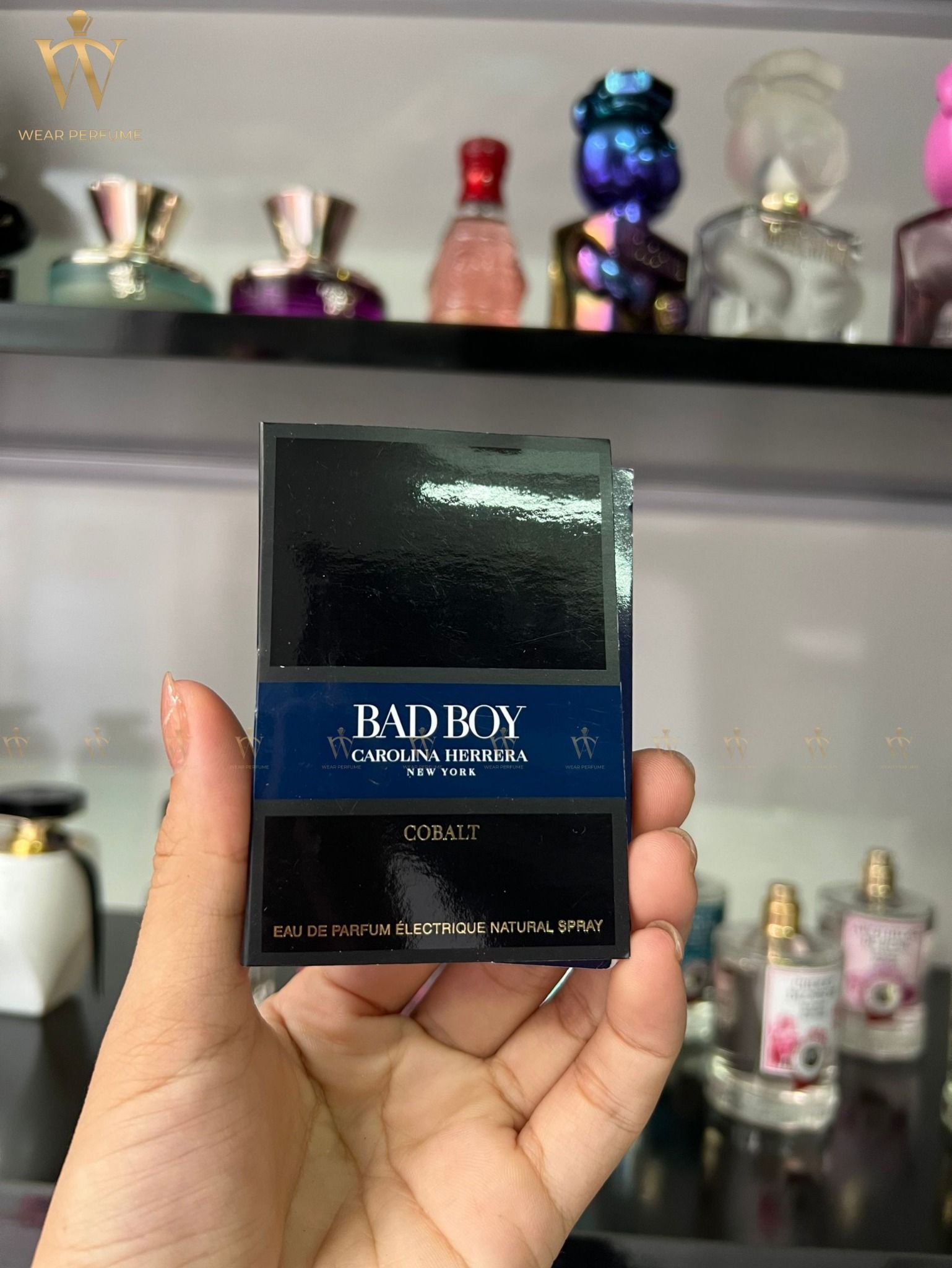  Vial Carolina Herrera Bad Boy Cobalt EDP 