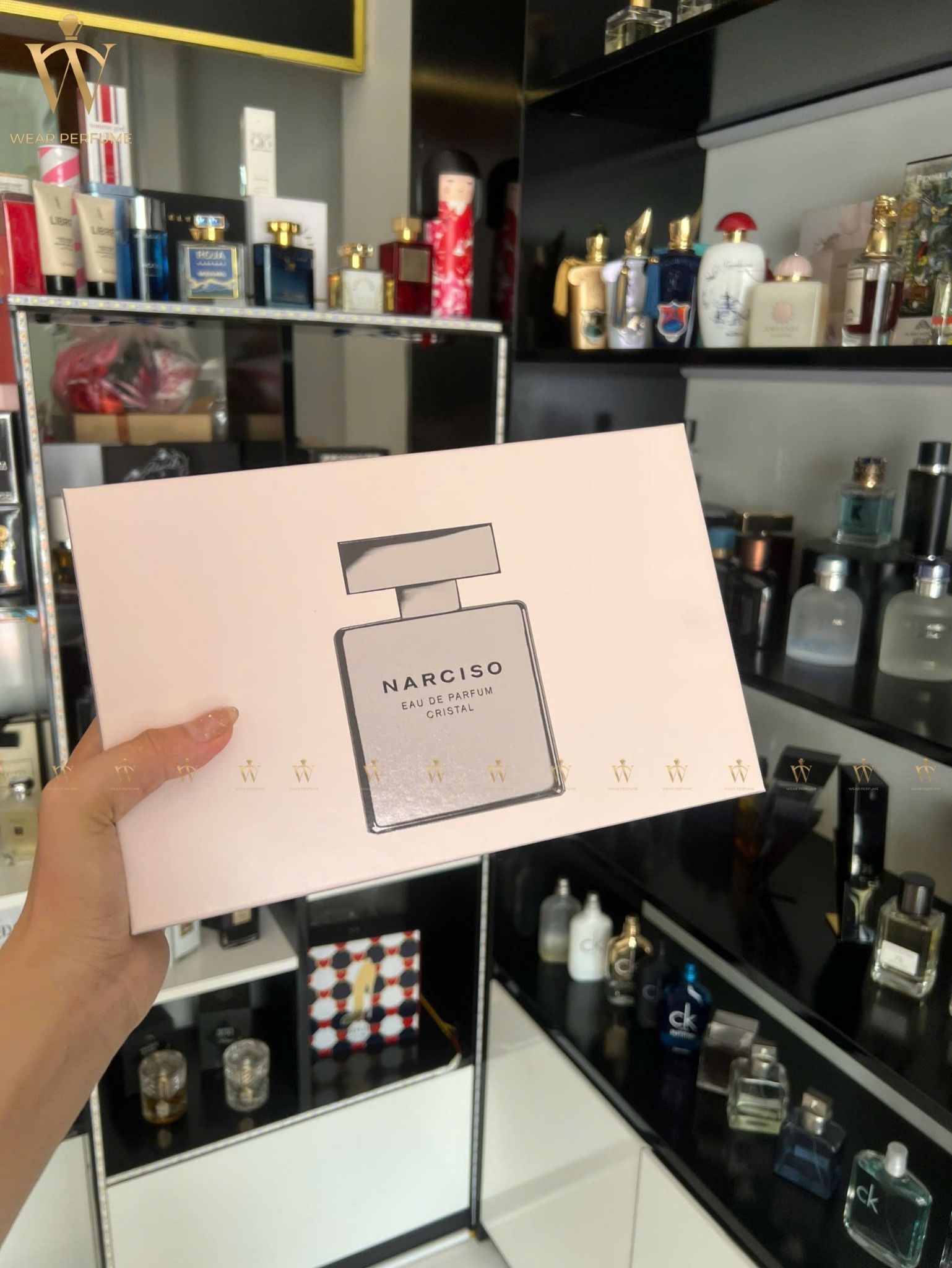  Set Nước Hoa Narciso Cristal EDP 50ml + Lotion 50ml + Shower 50ml 