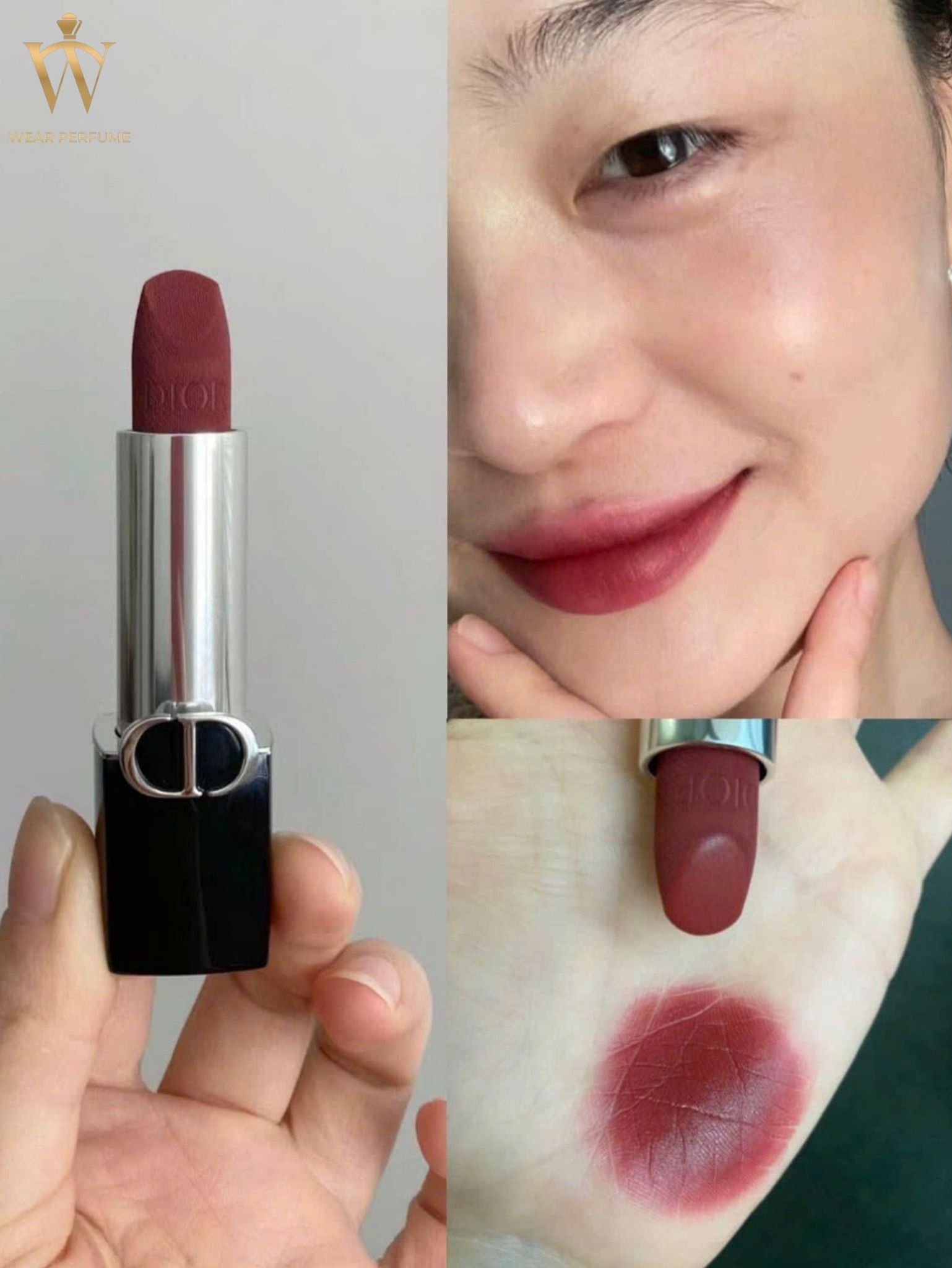  Son Dior Rouge Velvet 624 Verone -  Màu Đỏ Đất 