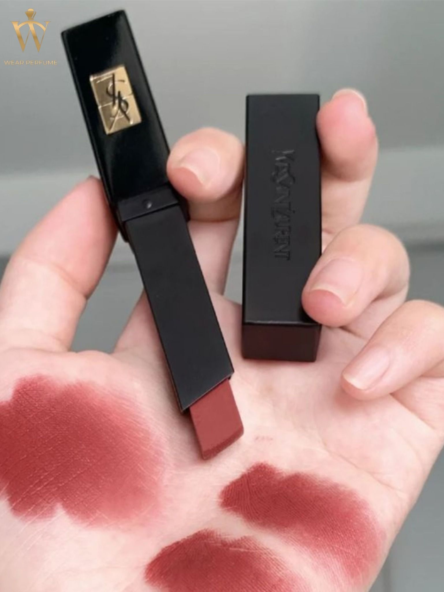  Son YSL The Slim Velvet Radical 307 Fiery Spice - Màu Đỏ Hồng San Hô 