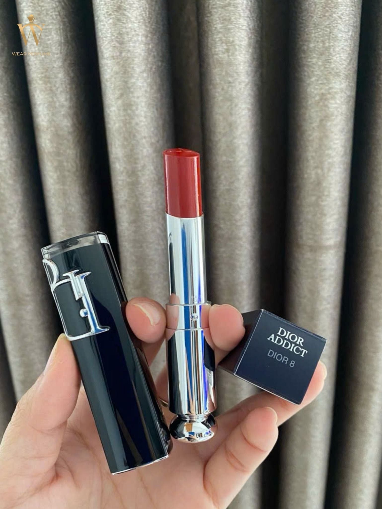  Son Dior Addict Lipstick Rouge Shine Dior 8 - Màu Đỏ Gạch ( Mới Nhất ) 