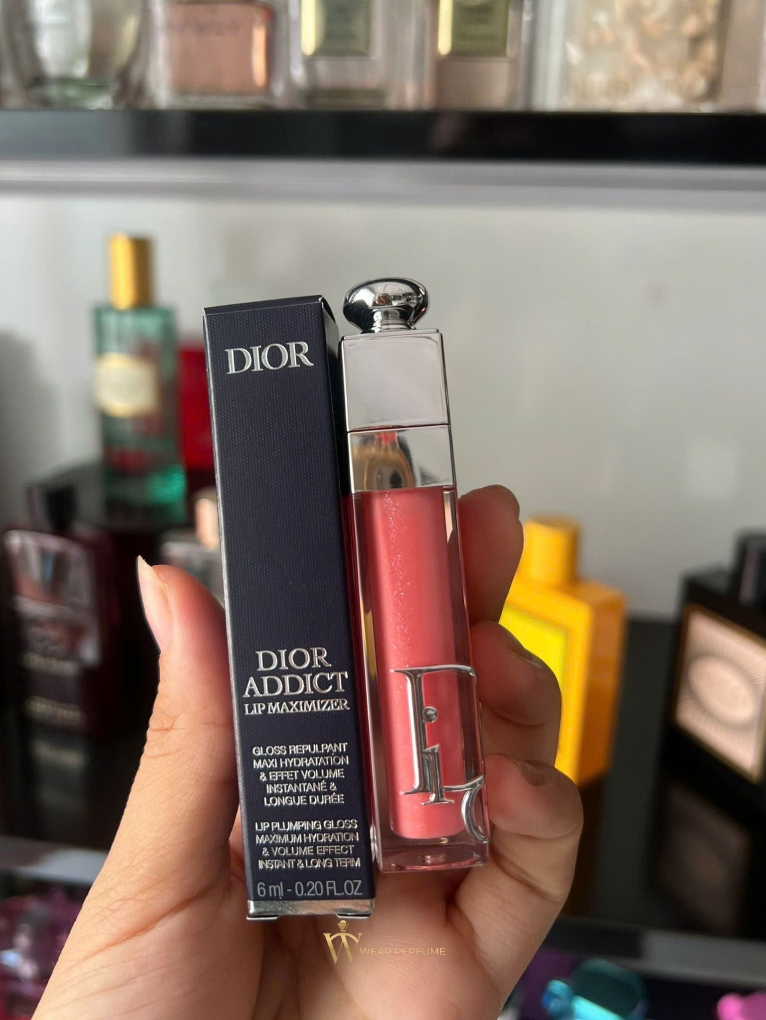  Son Dưỡng Dior Addict Lip Maximizer 030 Shimmer Rose – Màu Hồng Cánh Hoa 