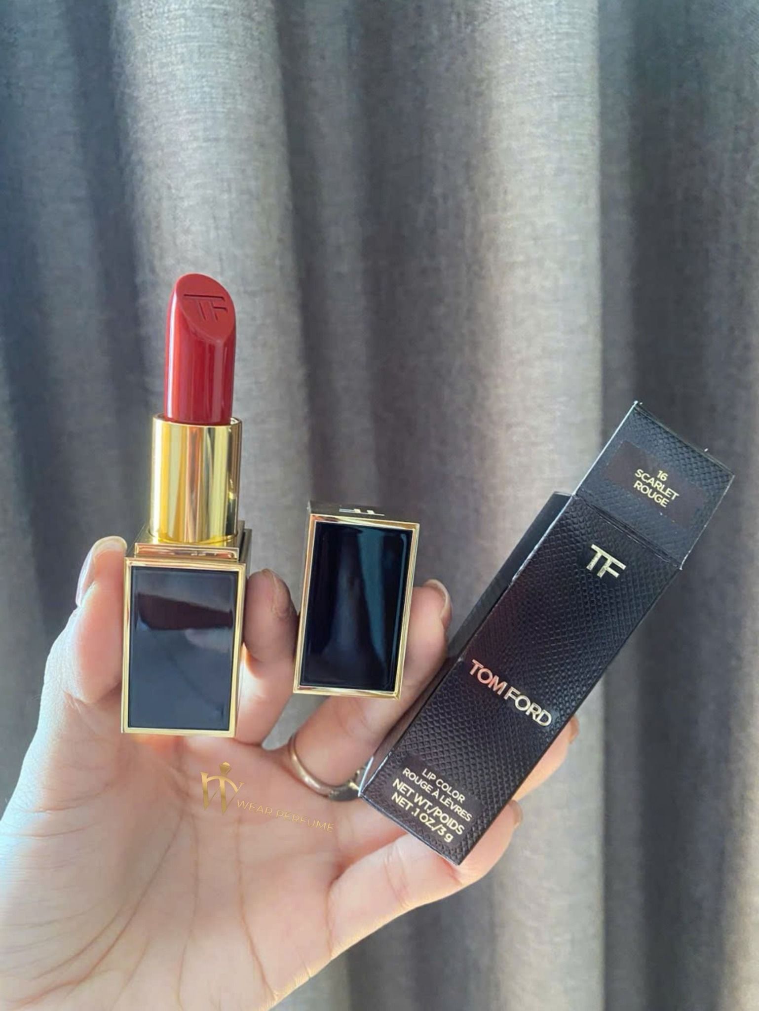  Son Tom Ford 16 Scarlet Rouge - Màu Đỏ Tươi 