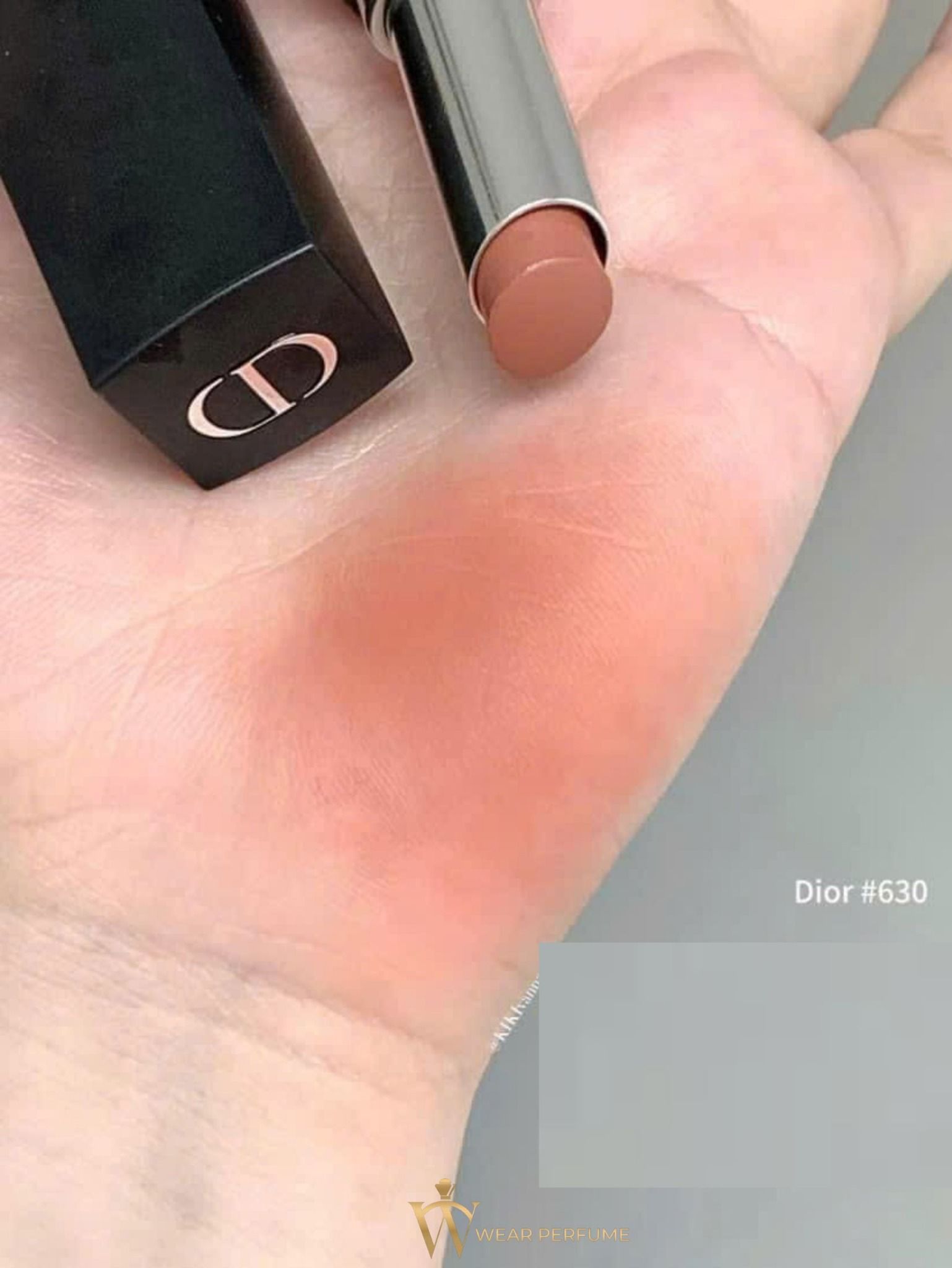  Son Dior Rouge Dior Forever Lipstick 630 Dune - Màu Hồng Cam Nude 