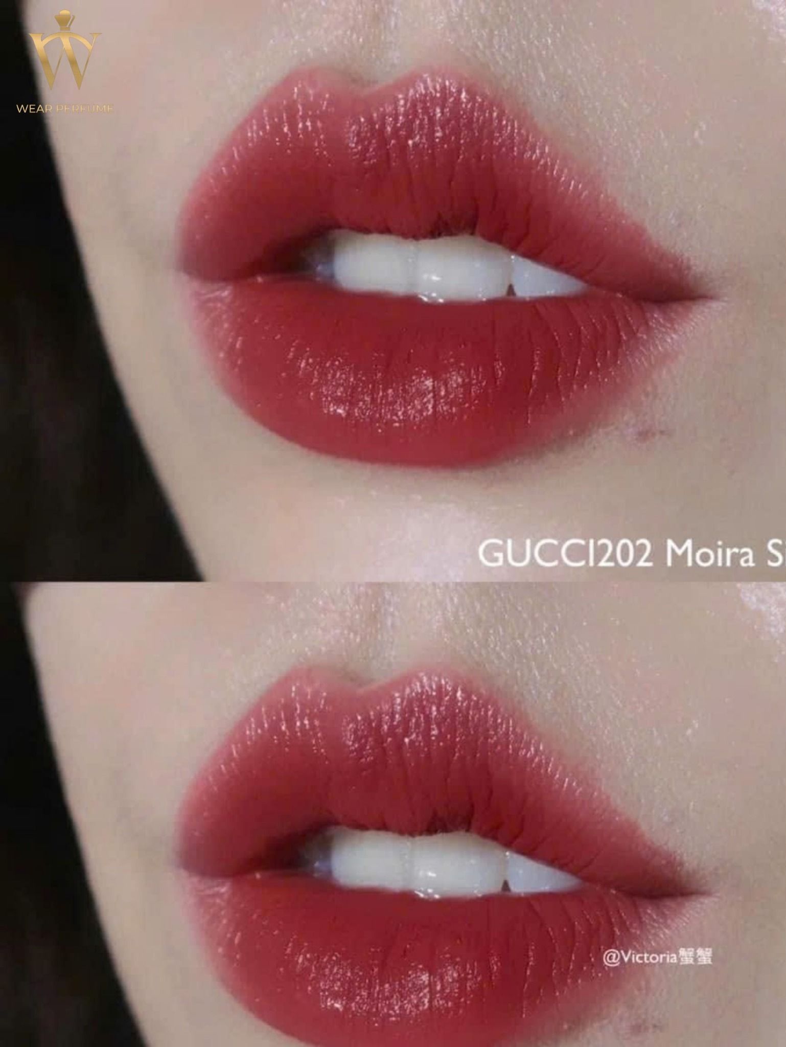  Son Gucci 202 Moira Sienna - Màu Đỏ Mâm Xôi 