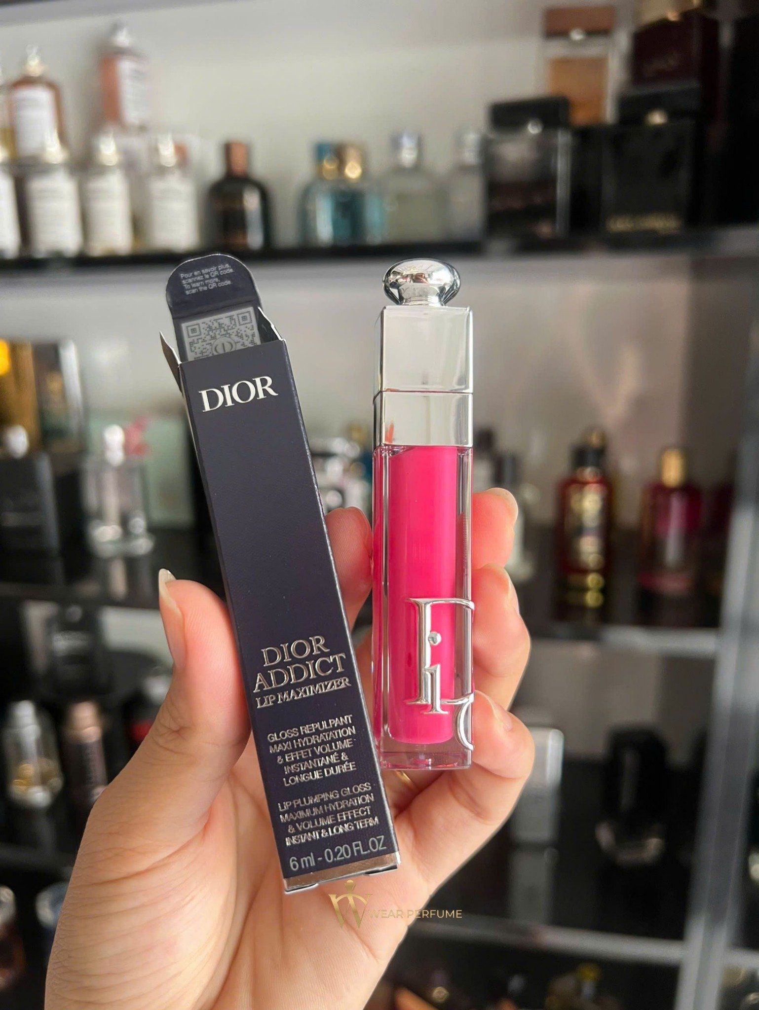  Son Dưỡng Dior Collagen Addict Lip Maximizer 007 Raspberry - Màu Hồng Dâu (Tặng kèm túi hãng) 