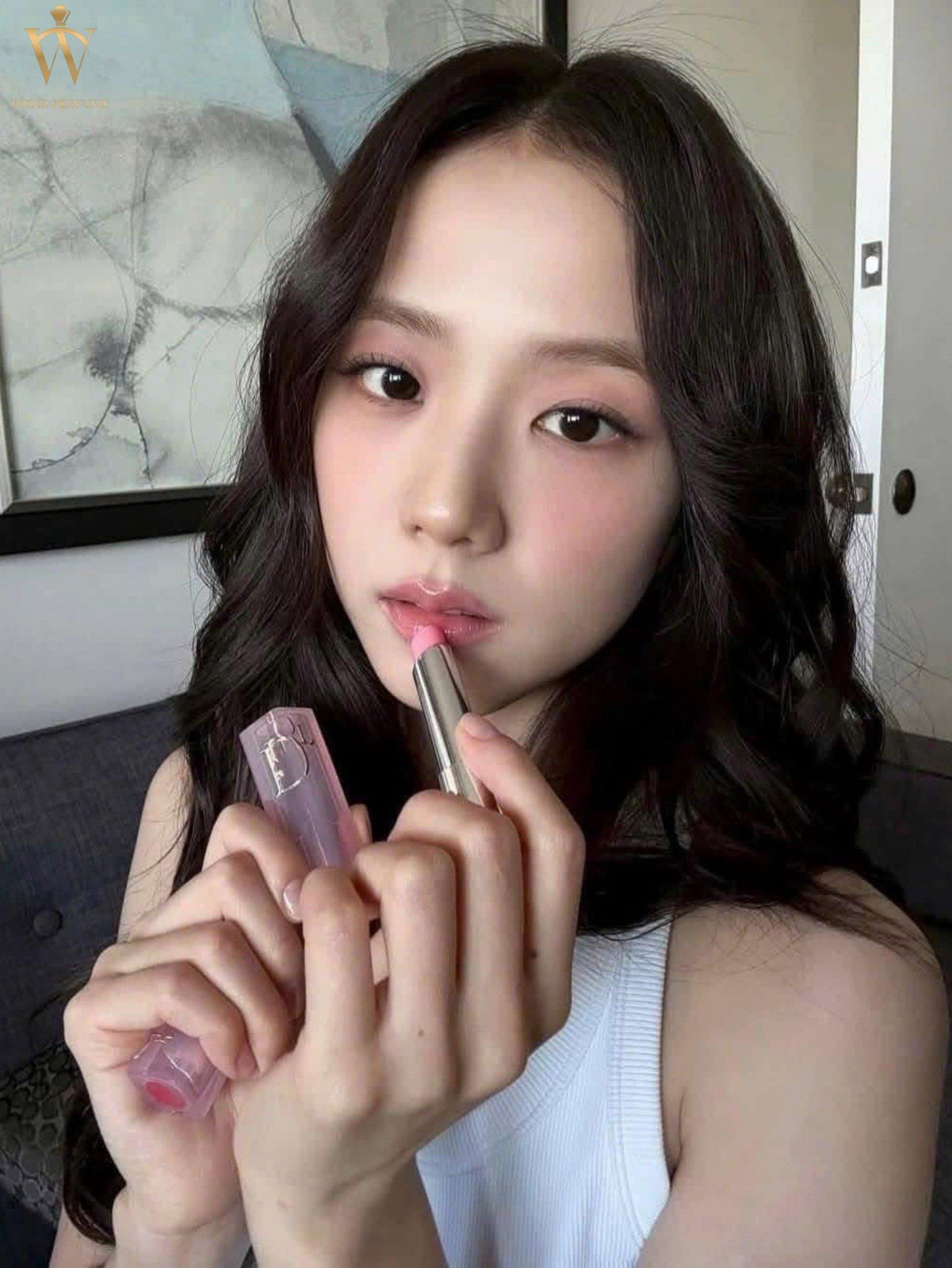 Son Dưỡng Dior Addict Lip Glow 001 Pink - Hồng Baby ( Mẫu Mới 2025 ) Tặng kèm túi hãng 