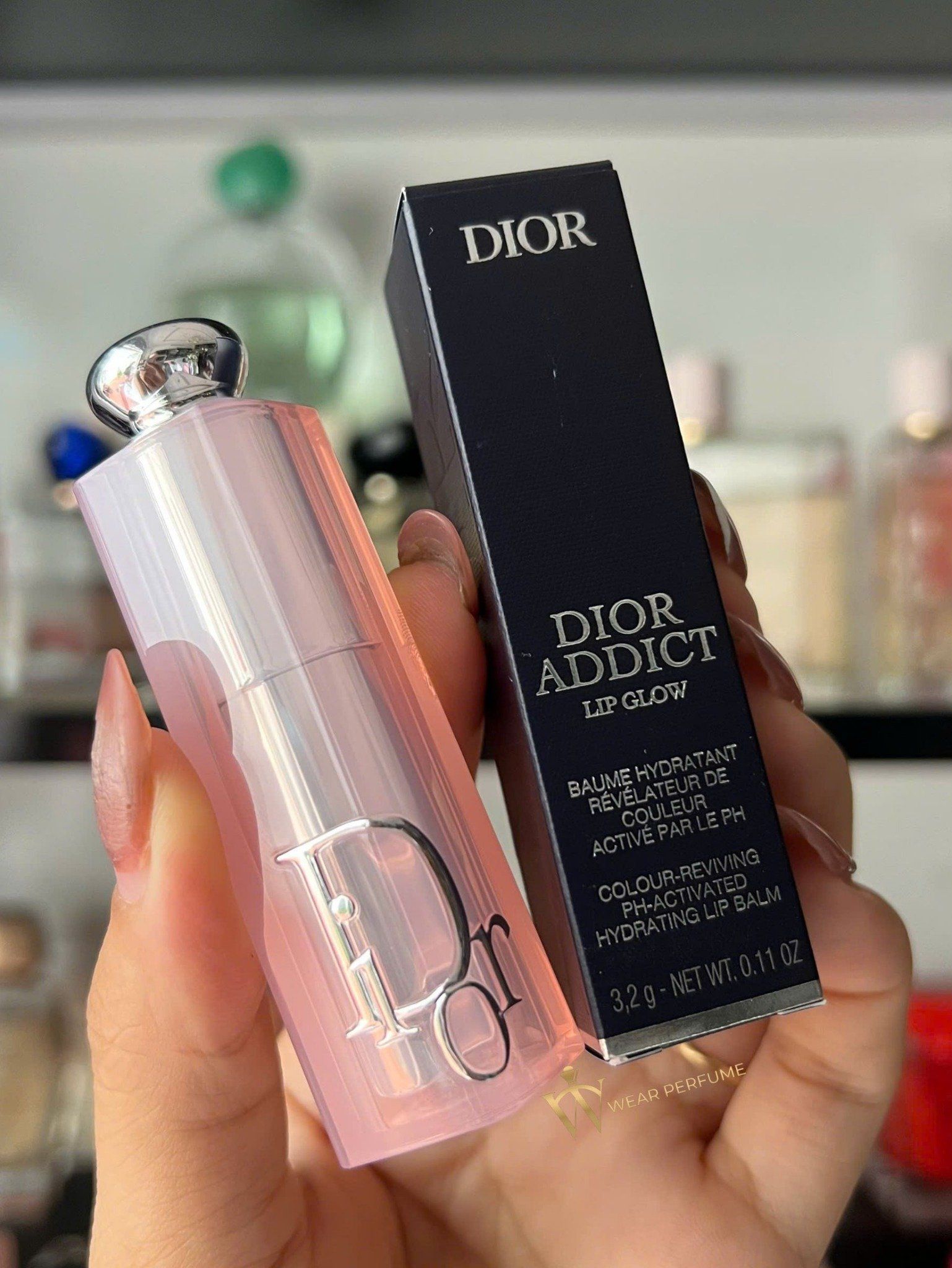  Son Dưỡng Dior Addict Lip Glow Màu 004 Coral - Cam San Hô ( Mẫu Mới 2025 ) Tặng kèm túi hãng 