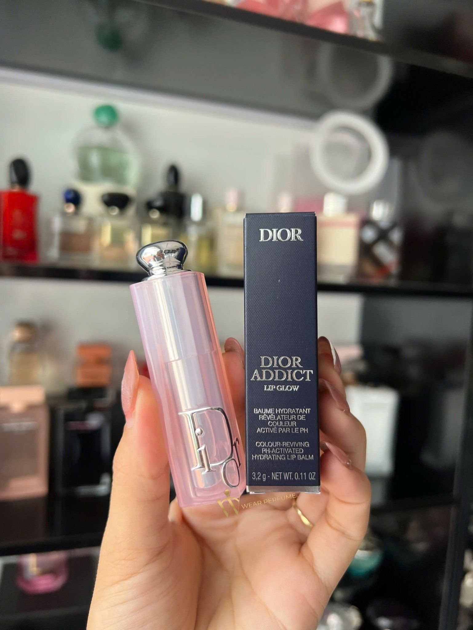  Son Dưỡng Dior Addict Lip Glow 001 Pink - Hồng Baby ( Mẫu Mới 2025 ) Tặng kèm túi hãng 