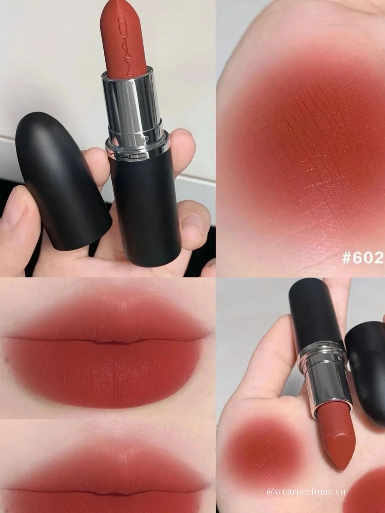  (New 2024) Son MAC Ximal Silky Matte 602 Chili - Đỏ Gạch 