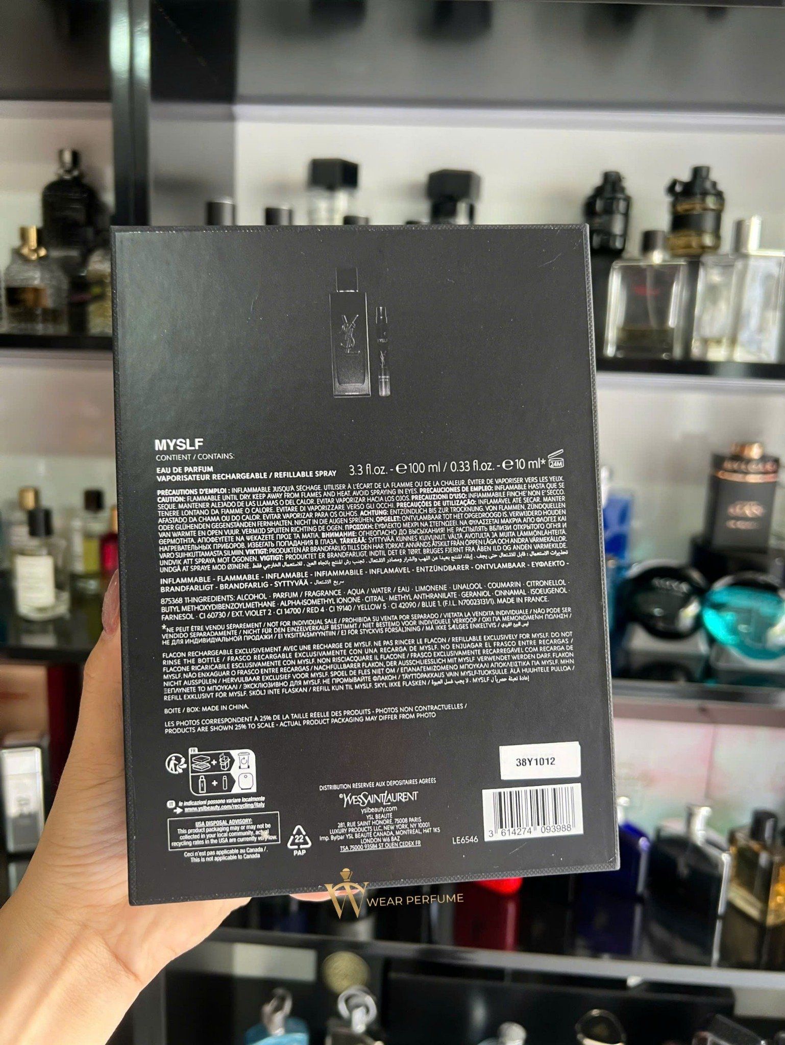  Set Nước Hoa YSL MYSLF EDP 100ml+10ml 