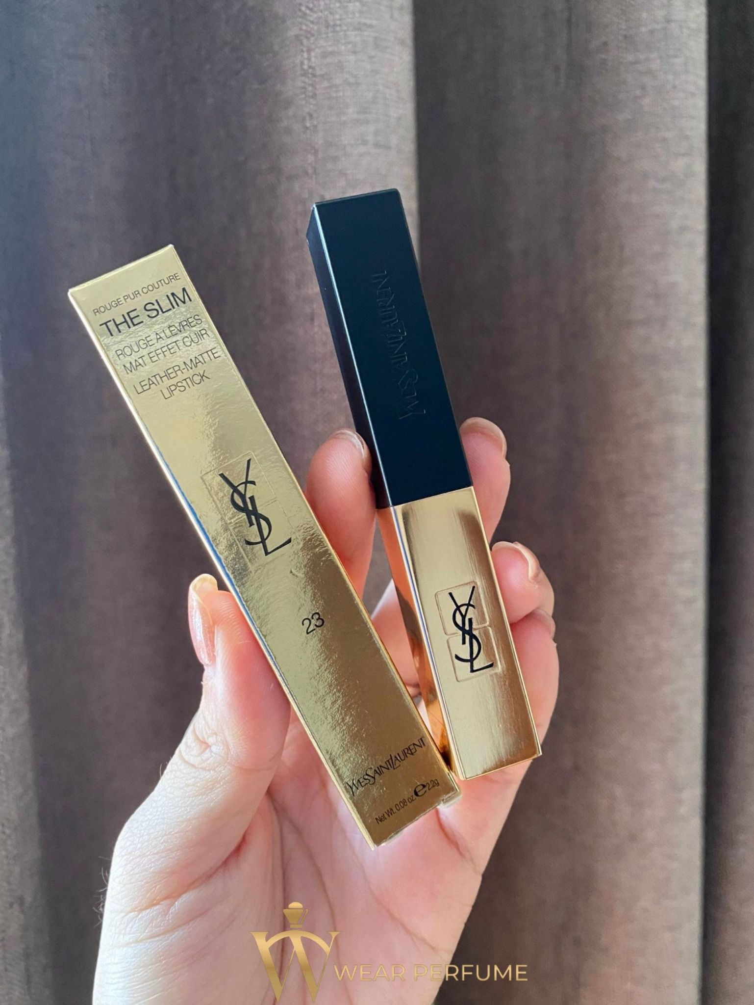  Son YSL Rouge Pur Couture The Slim Màu 23 Mystery Red - Màu Đỏ Thuần 