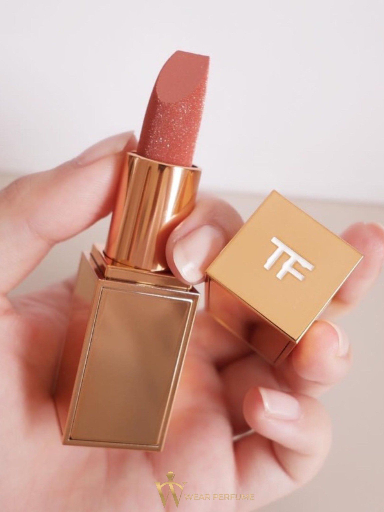  Son Tom Ford Sunlit Rose Lip Balm Limited 02 Sun Spark - Màu Cam Nâu 