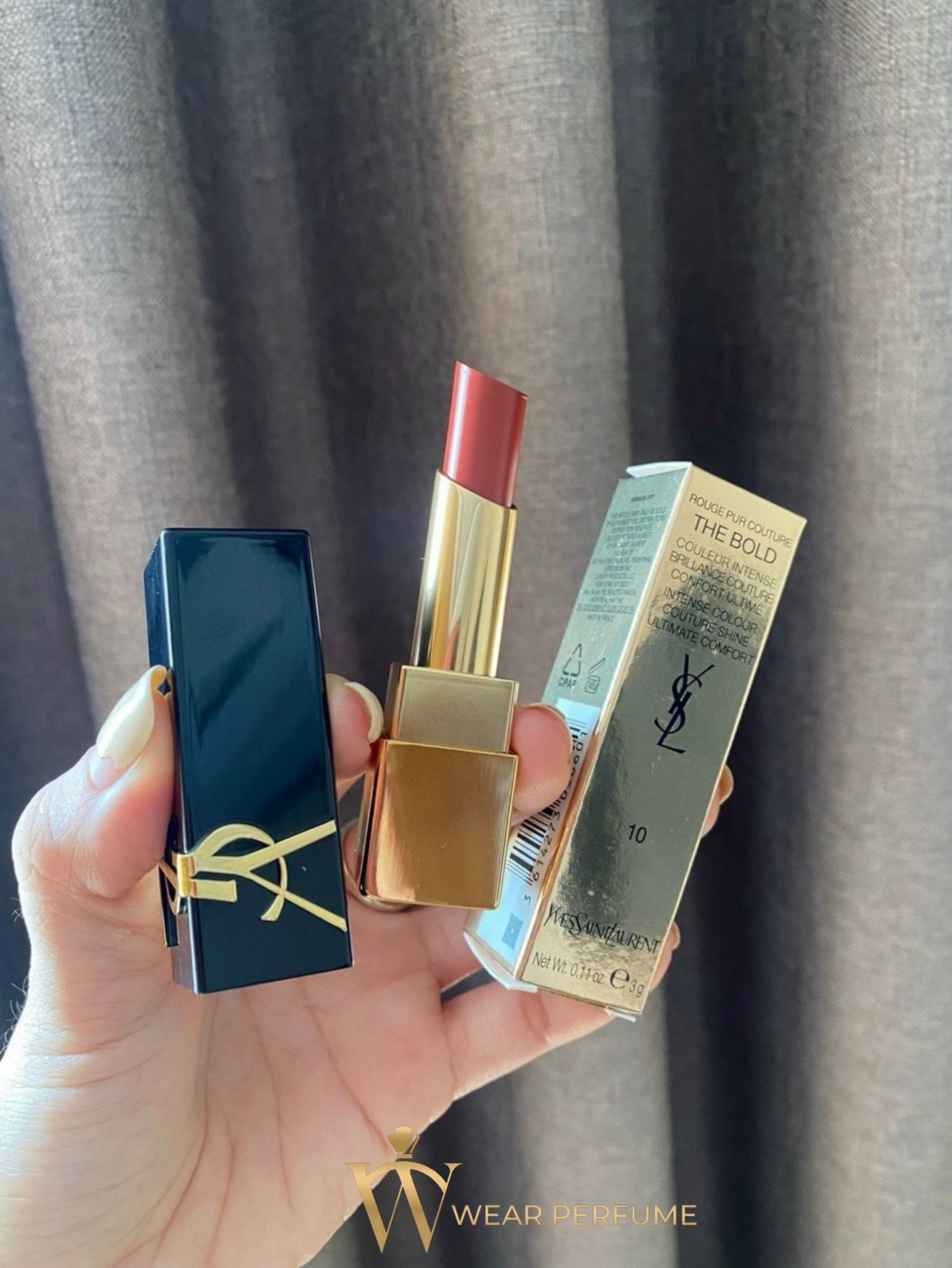  Son YSL Rouge Couture The Bold Màu 10 Brazen Nude ( Mới nhất 2022)- Hồng Nude 