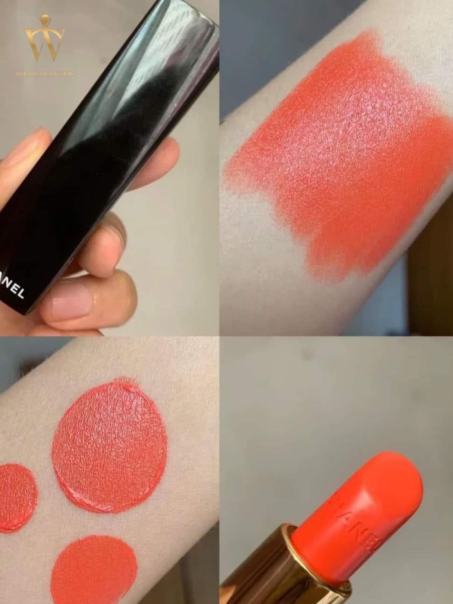  Son Chanel Rouge Allure Luminous Intense 96 Excentrique – Màu Cam Tươi 