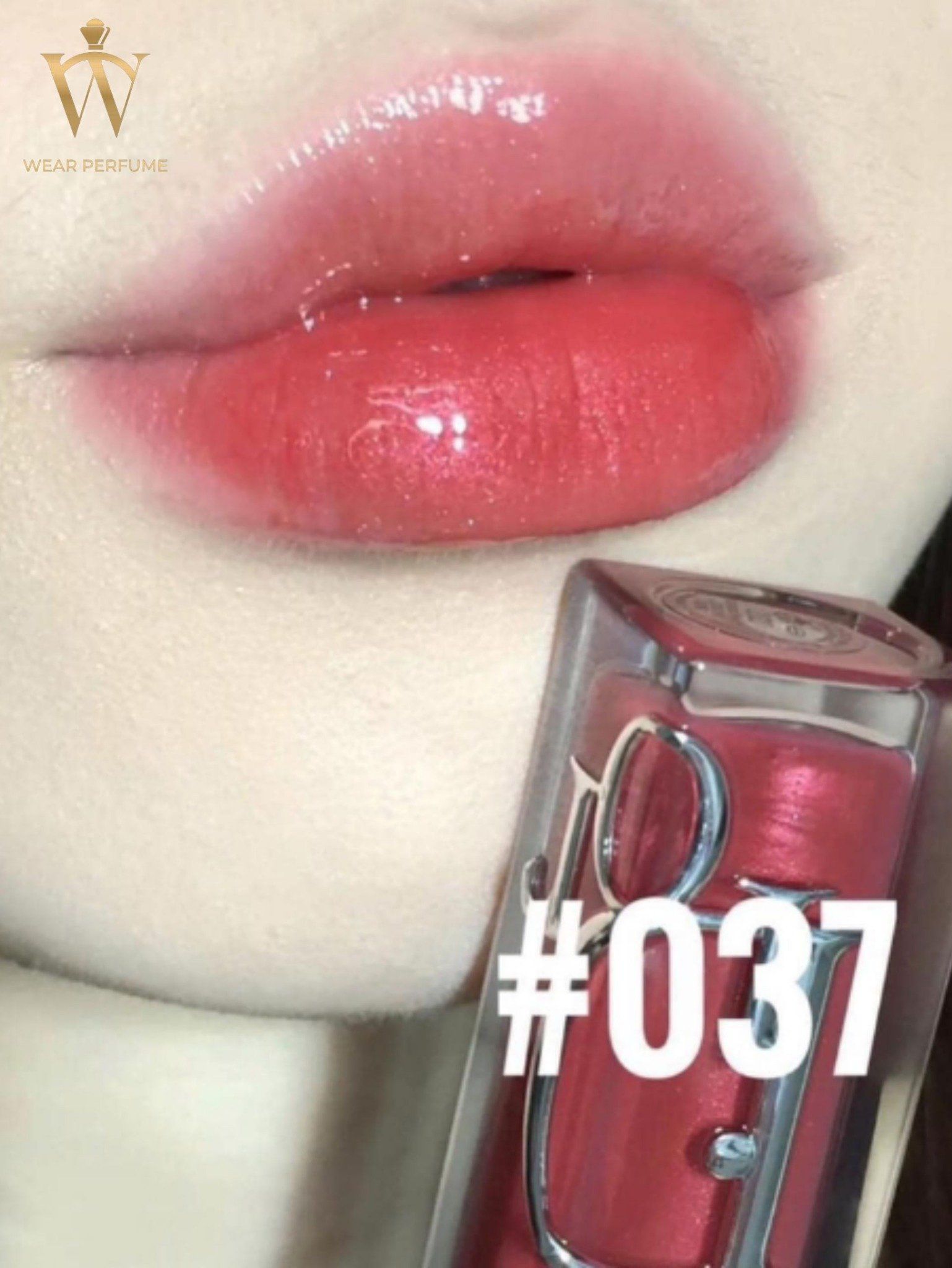  Son Dưỡng Dior Addict Lip Maximizer 037 Intense Rose - Hồng Cam San Hô Ánh Nhũ 