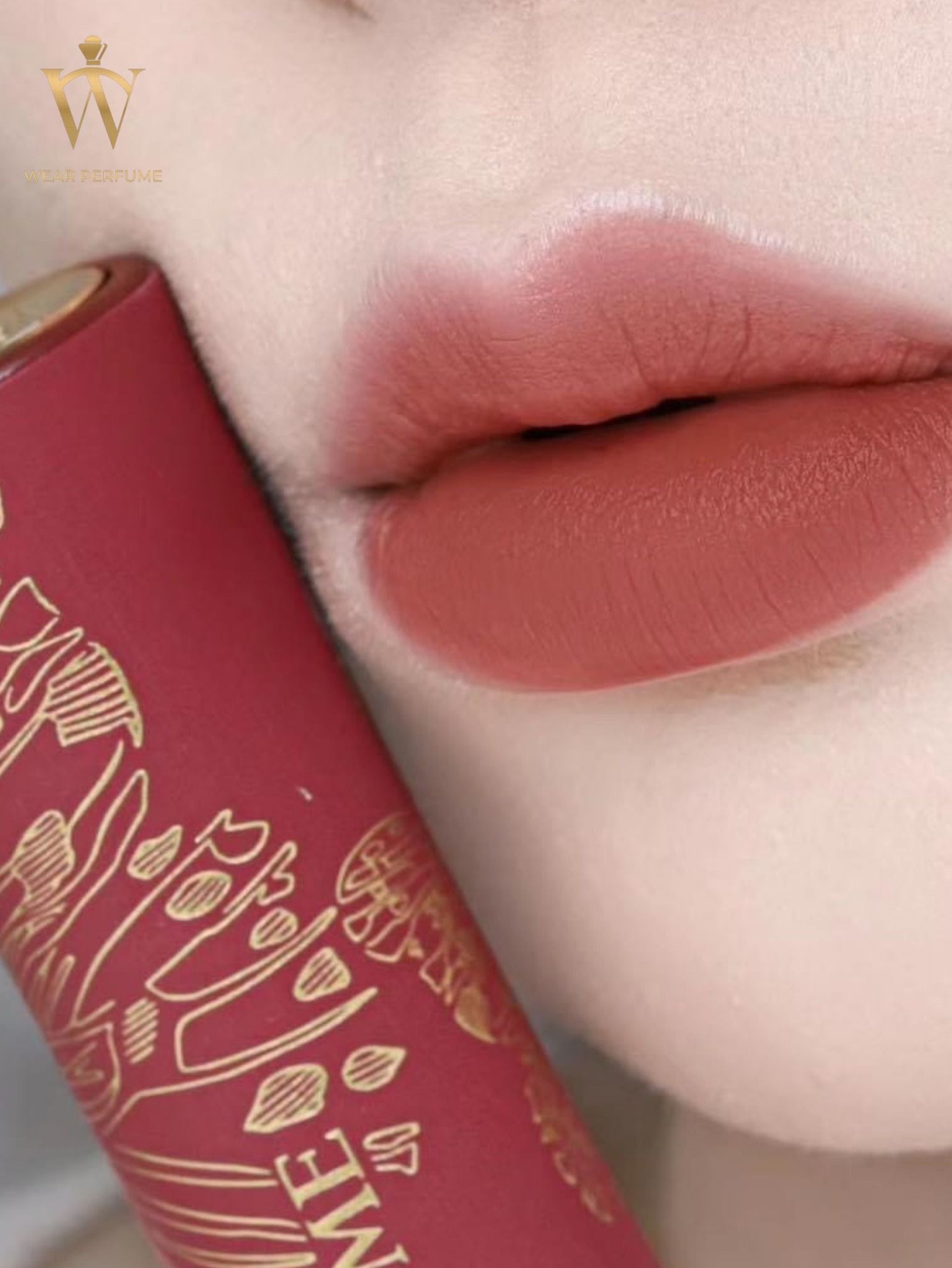  Son Lancome L'absolu Rouge Drama Matte 200 French Drama - Màu Đỏ Nâu Đất 