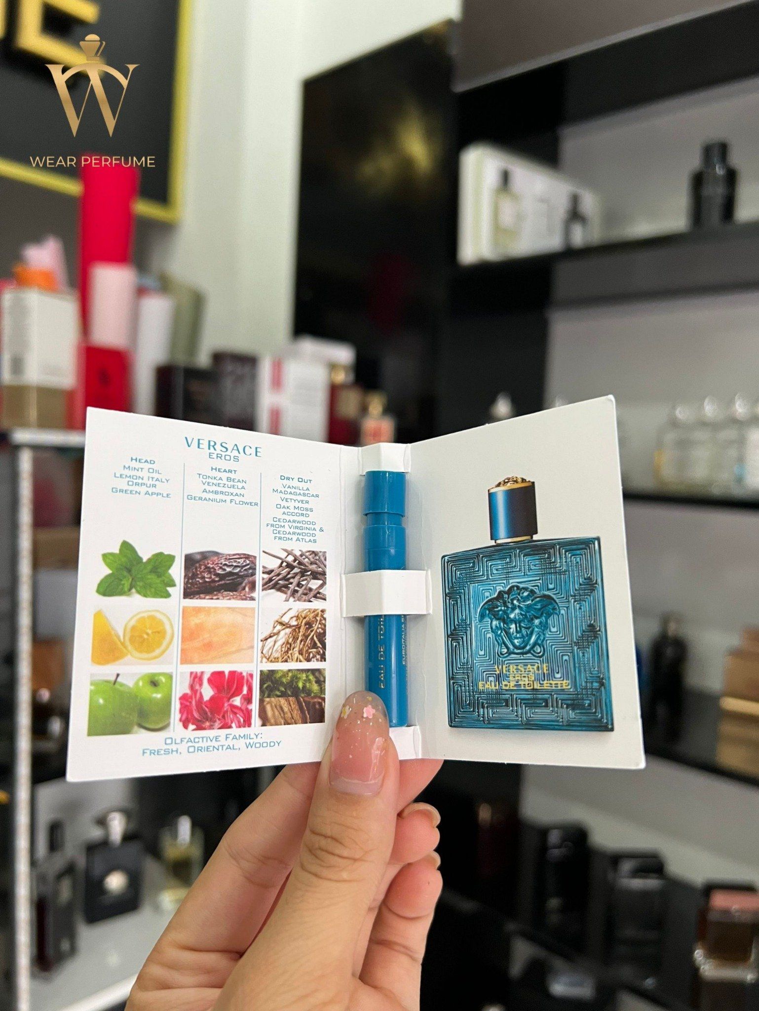  Vial Nước Hoa Nam Versace Eros For Men EDT 1ml 