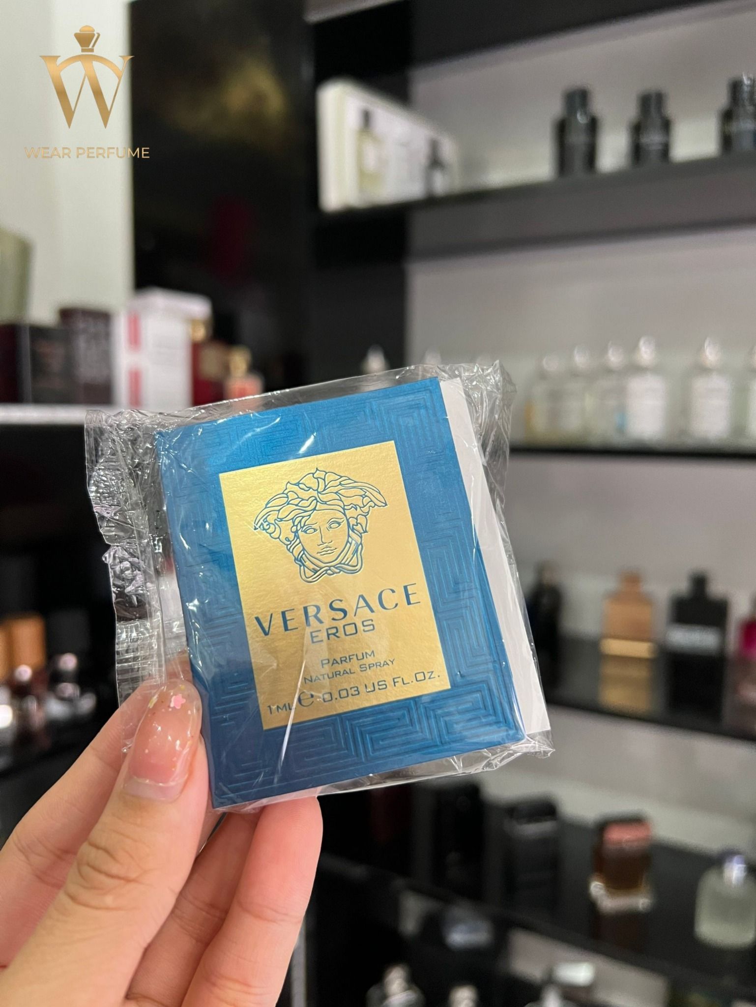  Vial Nước Hoa Nam Versace Eros Parfum 1ml 