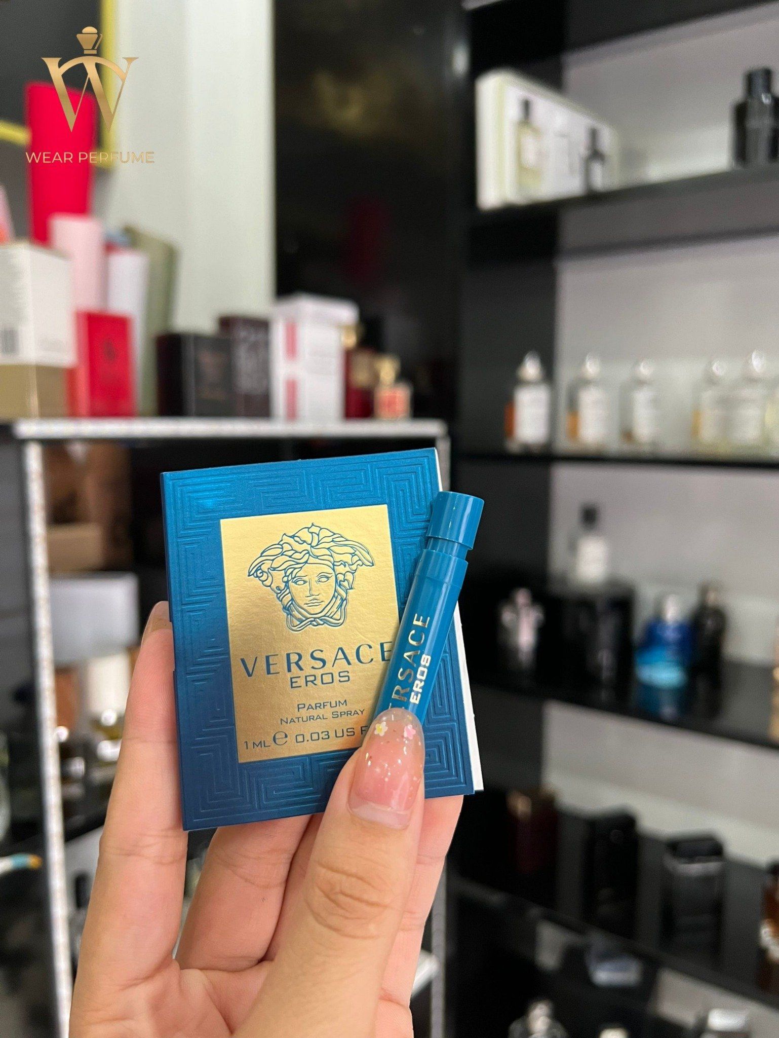  Vial Nước Hoa Nam Versace Eros Parfum 1ml 