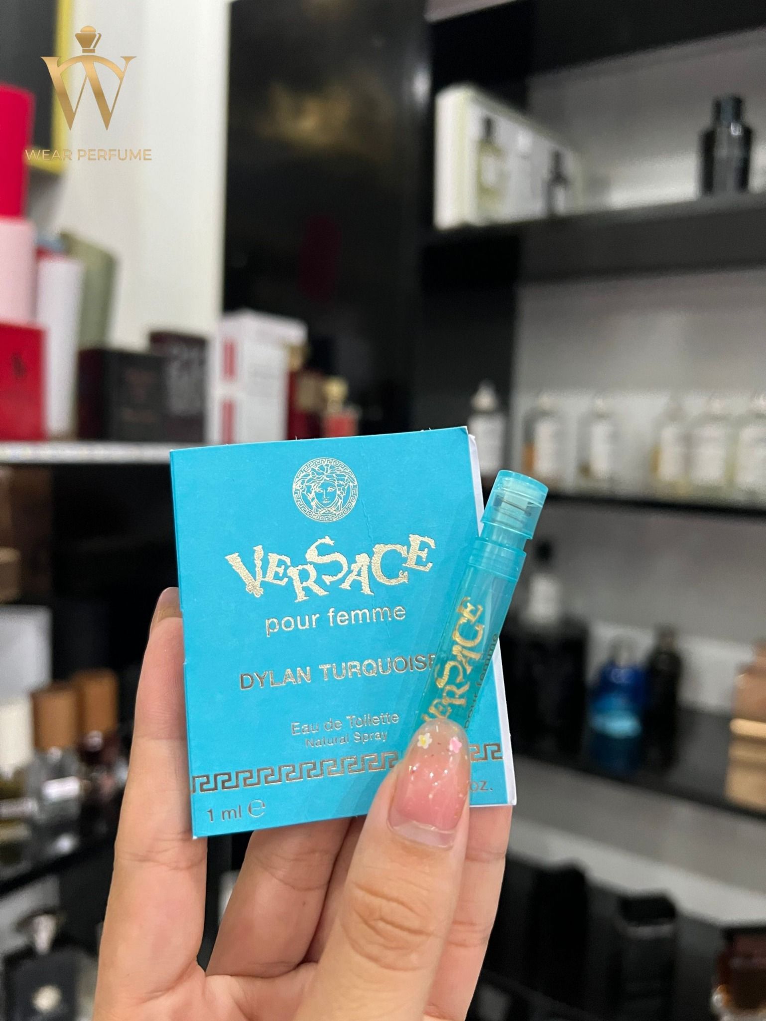  Vial Nước Hoa Nữ Versace Pour Femme Dylan Turquoise 
