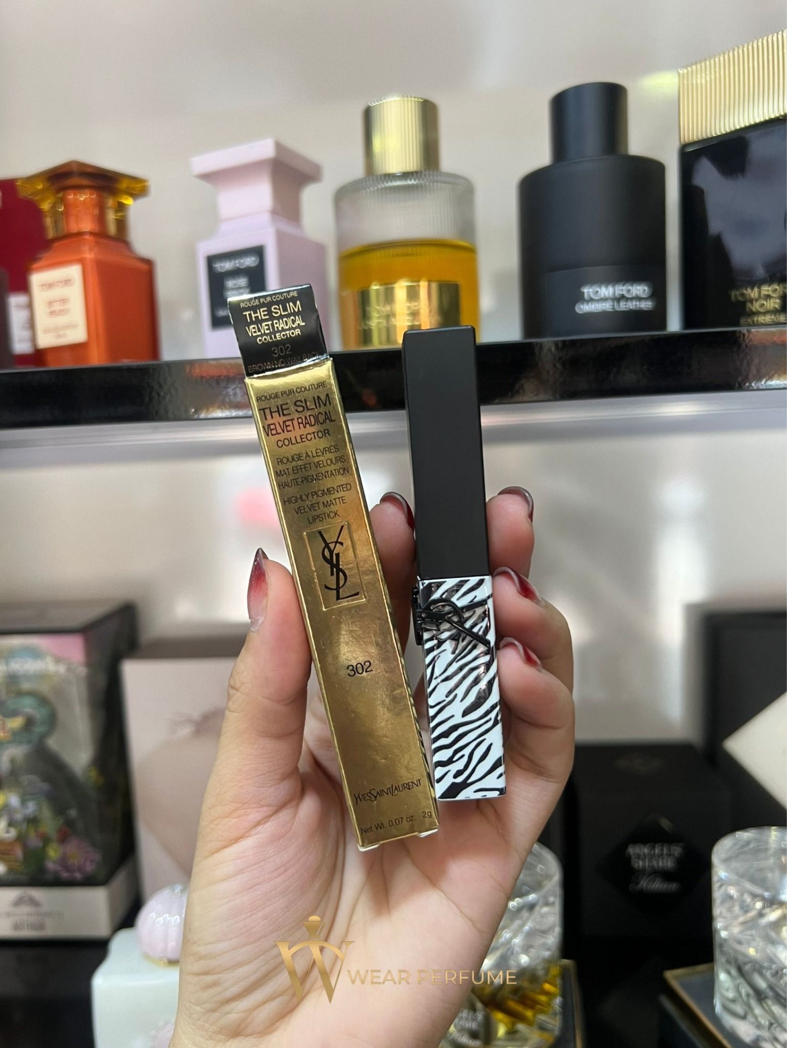  Son YSL The Slim Velvet Radical 302 Brown No Way Back ( Vừa Ra Mắt) 