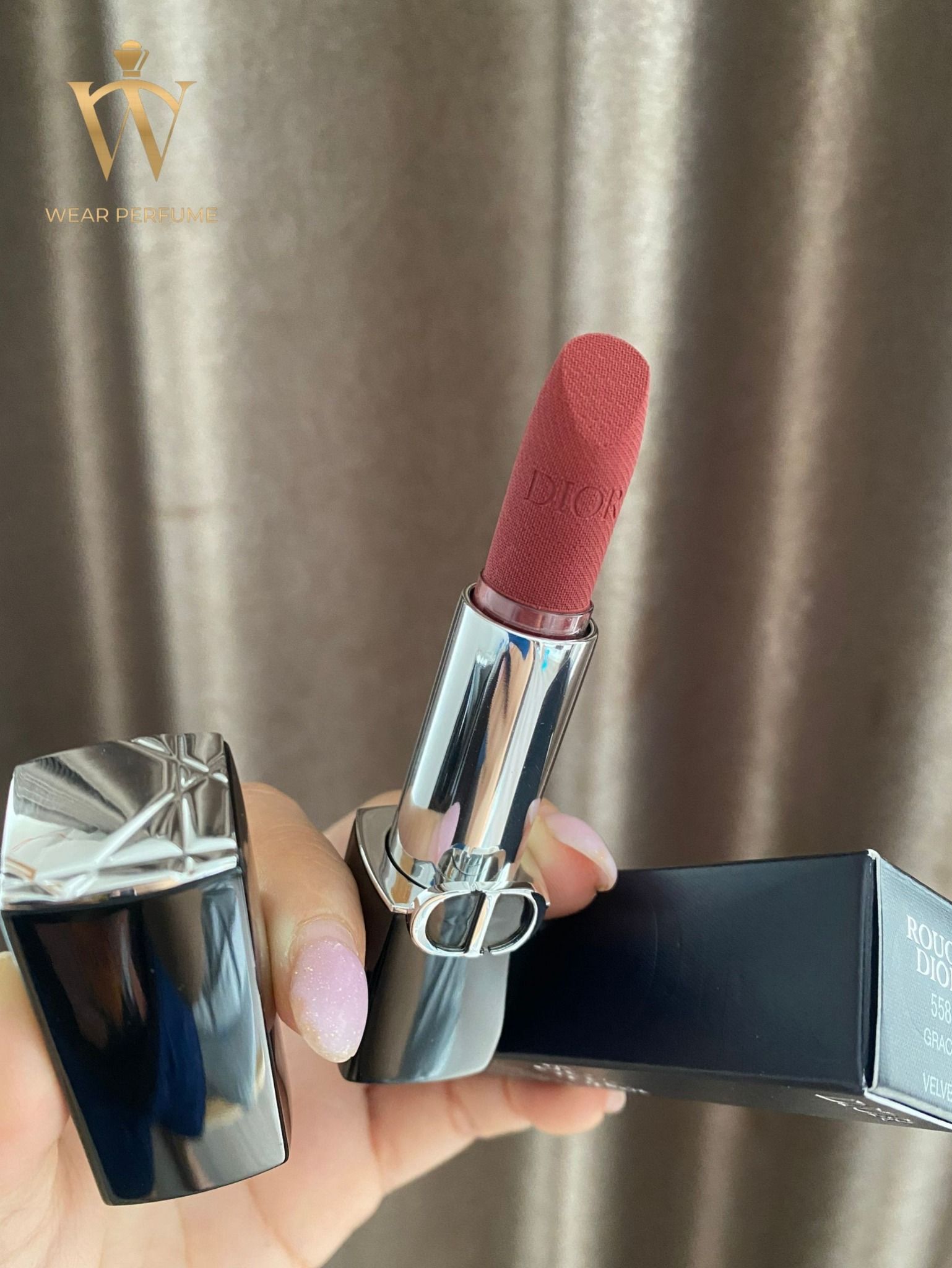  Son Dior 558 Grace Velvet Limited Lunar New Year 2024 -  Màu Hồng Nâu 